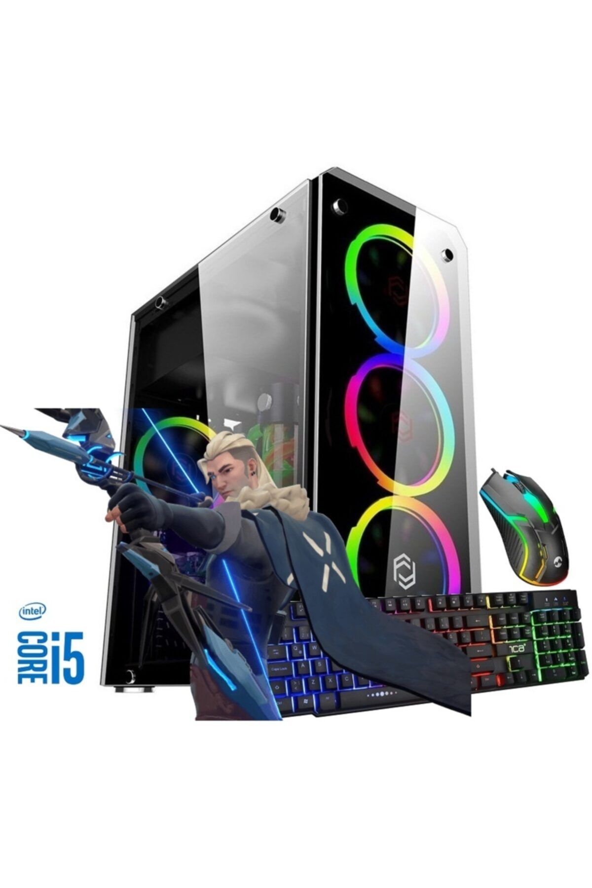 AWACS Pro-x66 I5-2400 16gb 480ssd Radeon Rx550 4gb Oyun Bilgisayarı