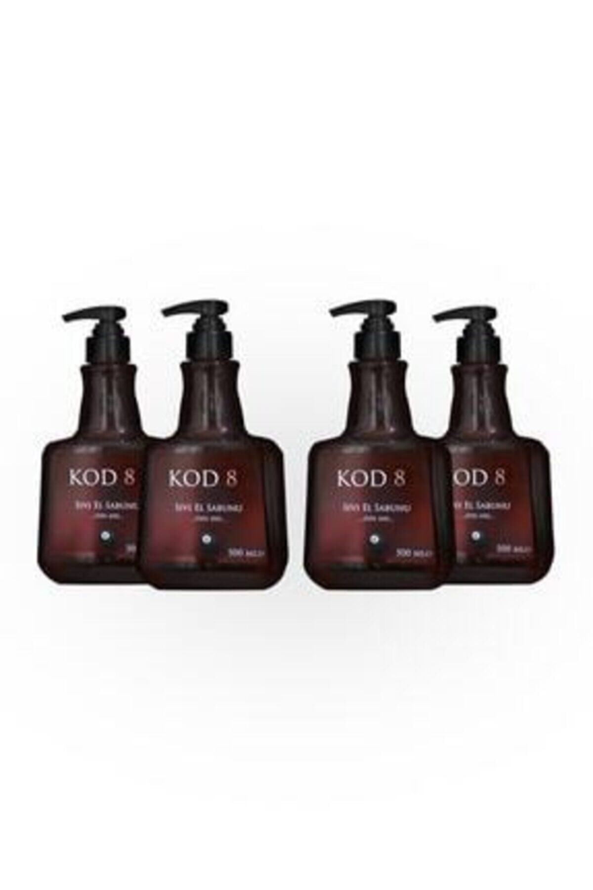 Hyper Hypo Kod 8 Sıvı Sabun 500 Ml - 4`lü Paket