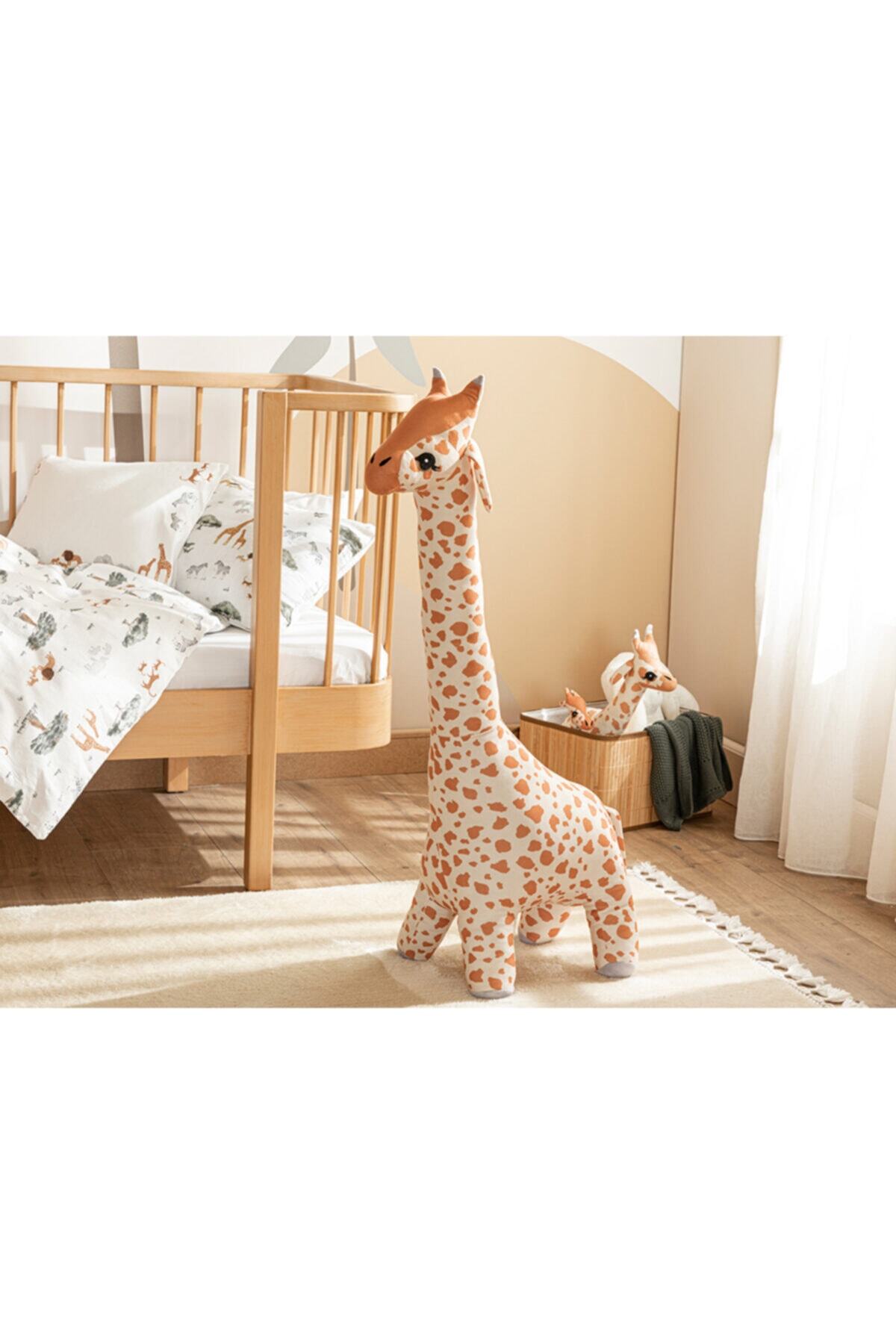 English Home Mini Giraffe Dekoratif Yastık 40x20 Cm Bej