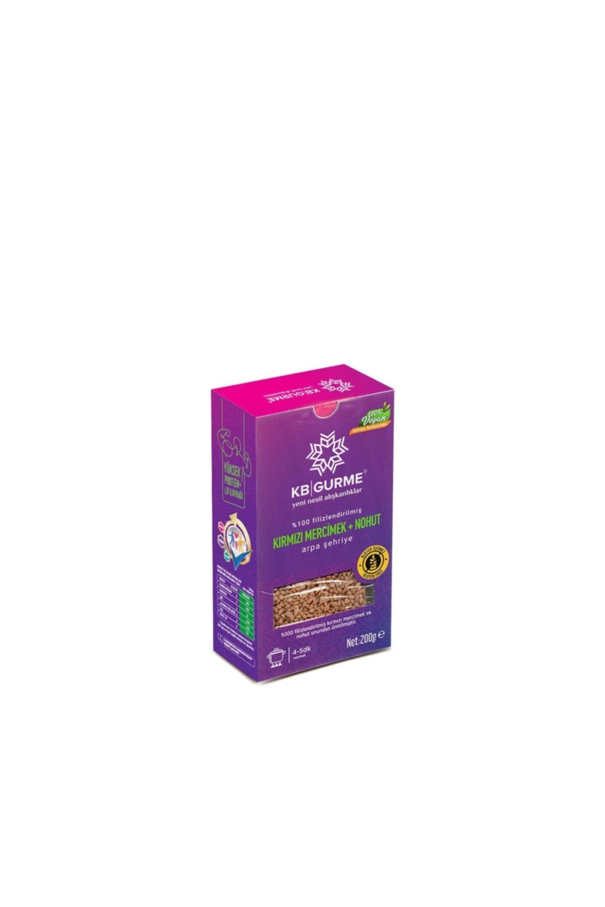 Kbgurme Kb Gurme Filizlendirilmiş Kırmızı Mercimek + Nohut Arpa Şehriye 200 gr