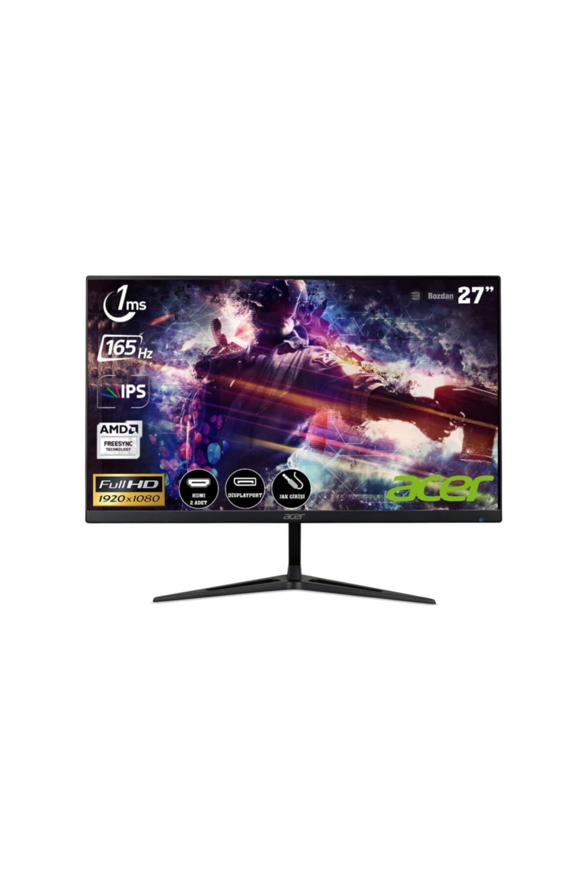 ACER Nitro Rg271p Um.hr1ee.p01 1ms 165hz Full Hd Ips Hdmı+dp Monitör 27