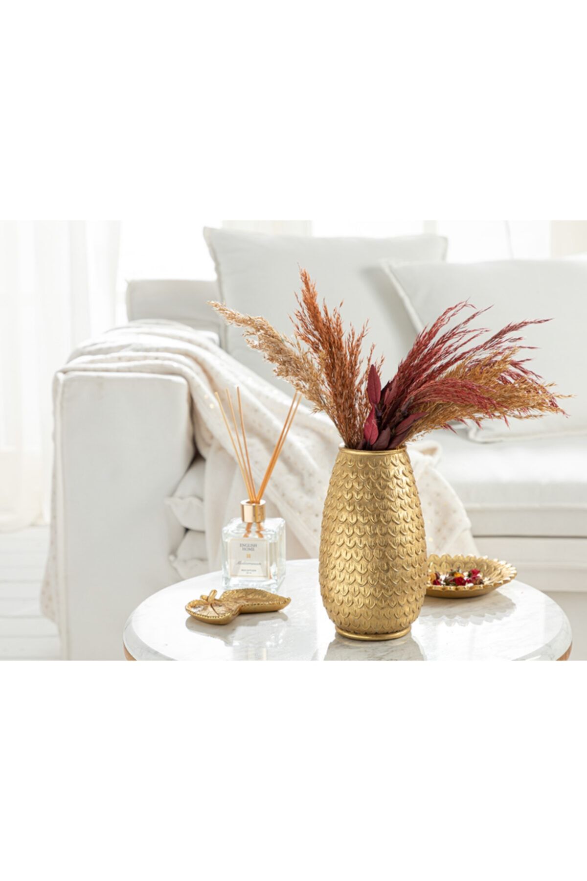 English Home Lukas Vazo 11.5x20.2 Cm Gold-yılbaşı Özel