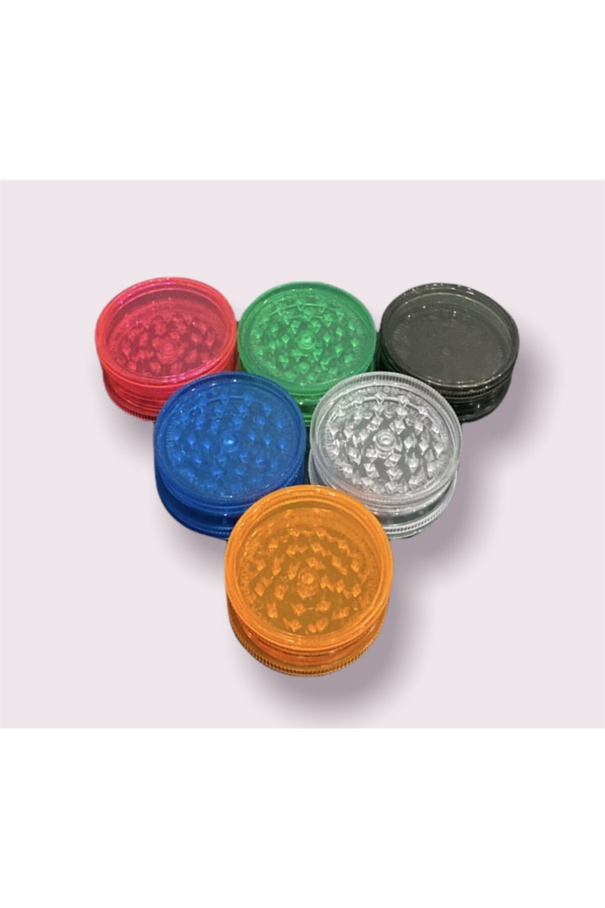 ALCAN Plastik 3 Parça Tütün Öğütücü Grinder