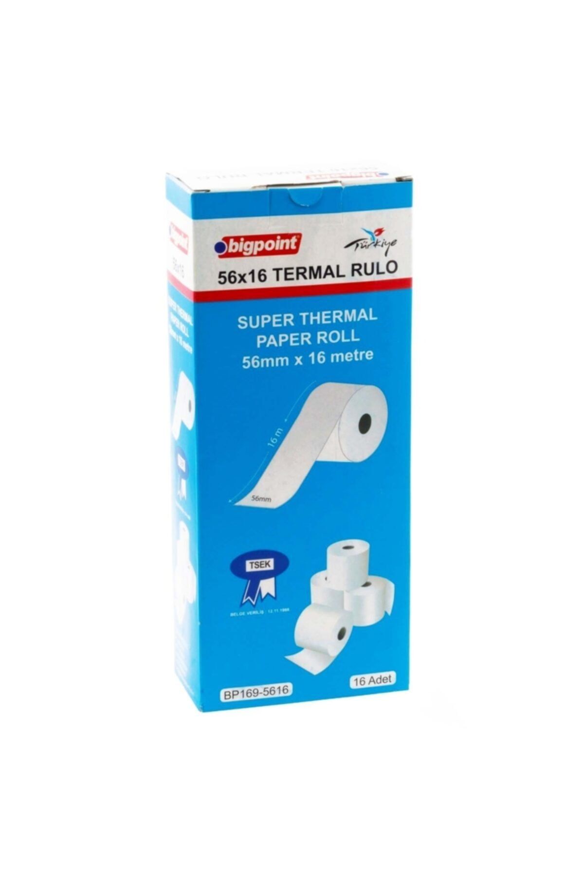 Bigpoint Termal Rulo 56mm X 16m 16'lı Paket
