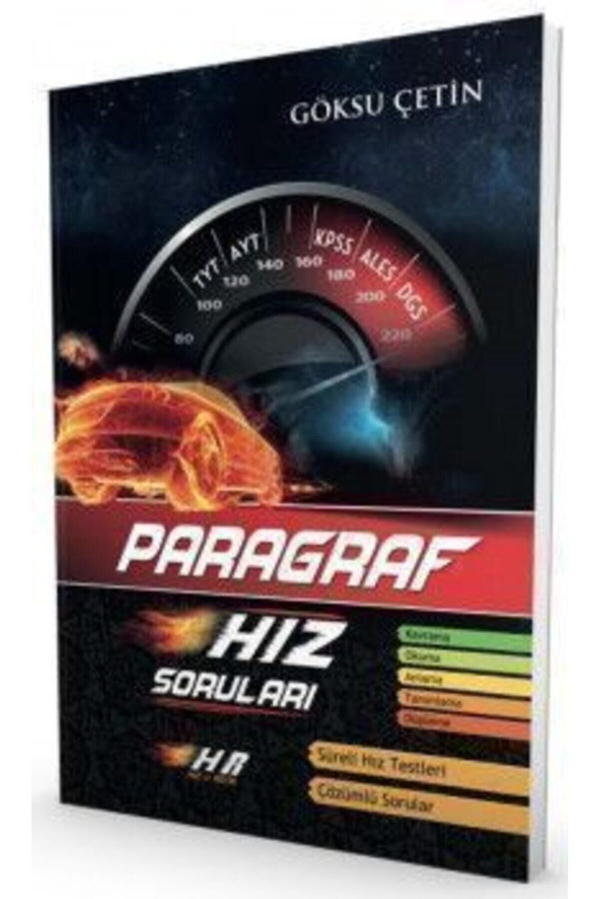 Hız ve Renk Yayınları Tyt Ayt Kpss Ales Dgs Paragraf Hız Soruları