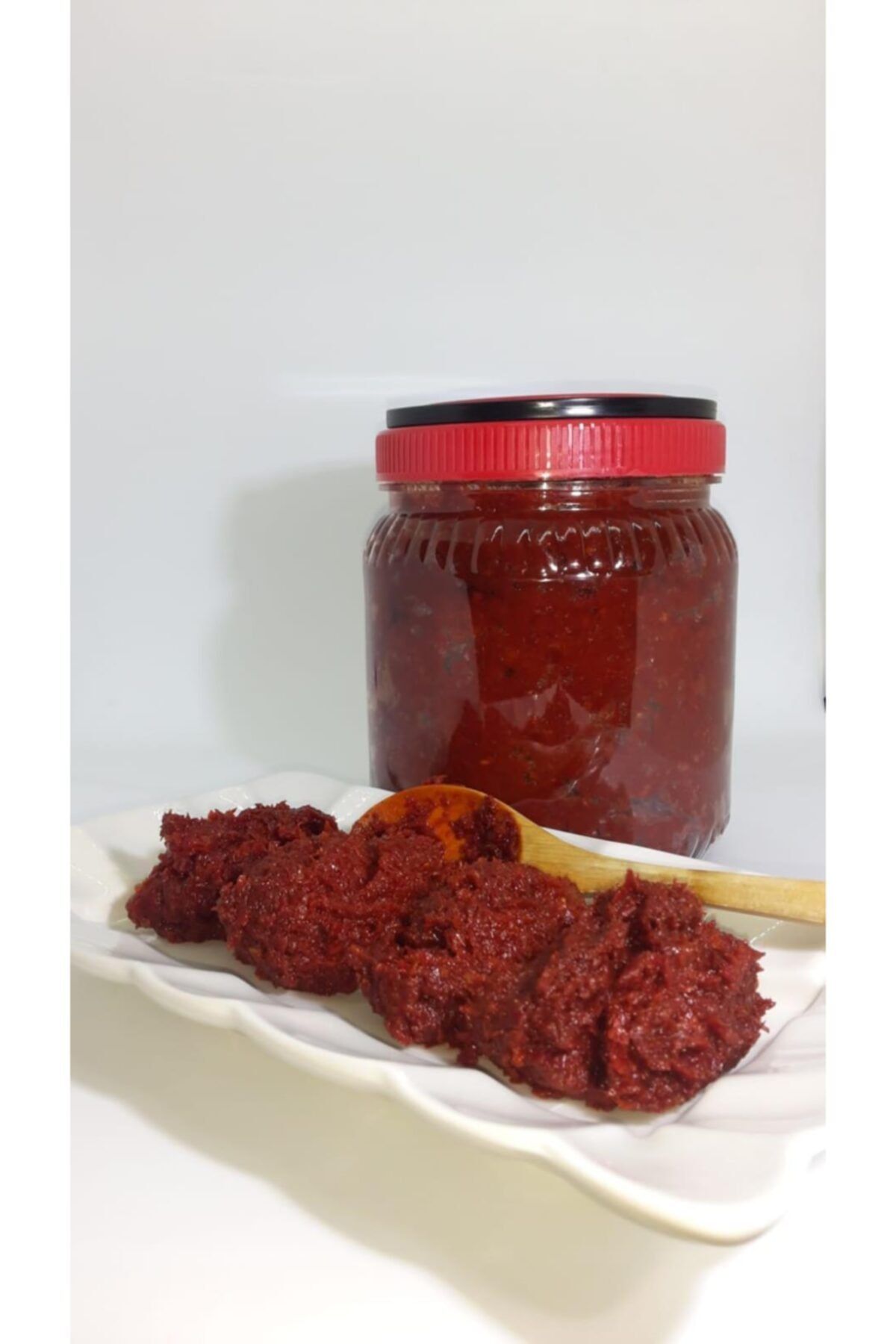 HG Ticaret - Ev Yapımı Tatlı Biber Salçası Doğal Güneşte Kurutma 1 Kg