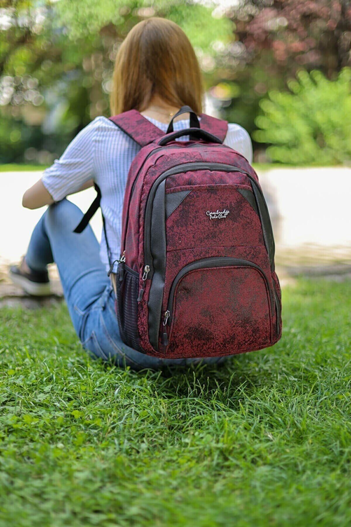 Cambridge Polo Club Sırt Çantası Plcan2053 Bordo