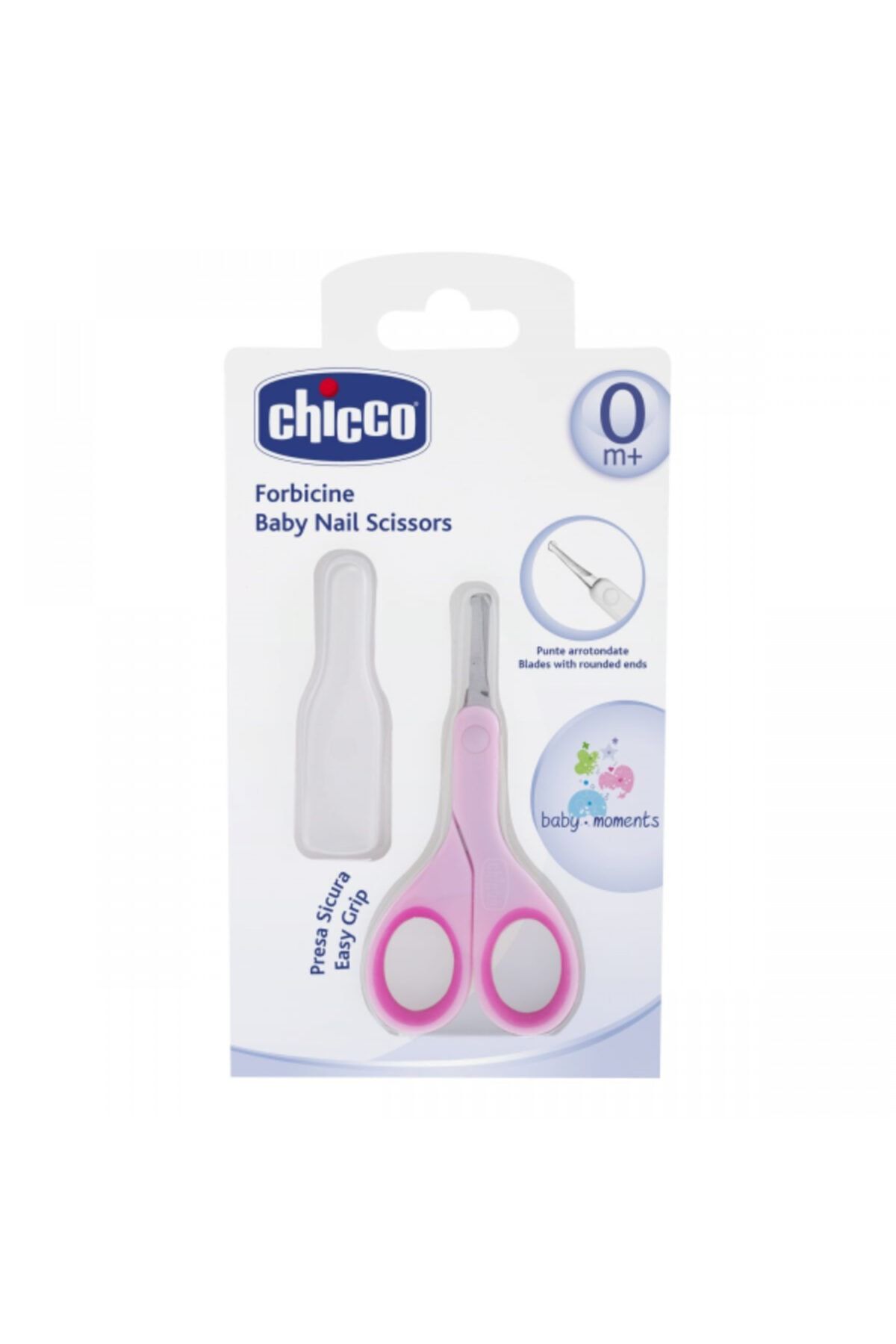 Chicco Kapaklı Tırnak Makası Pembe