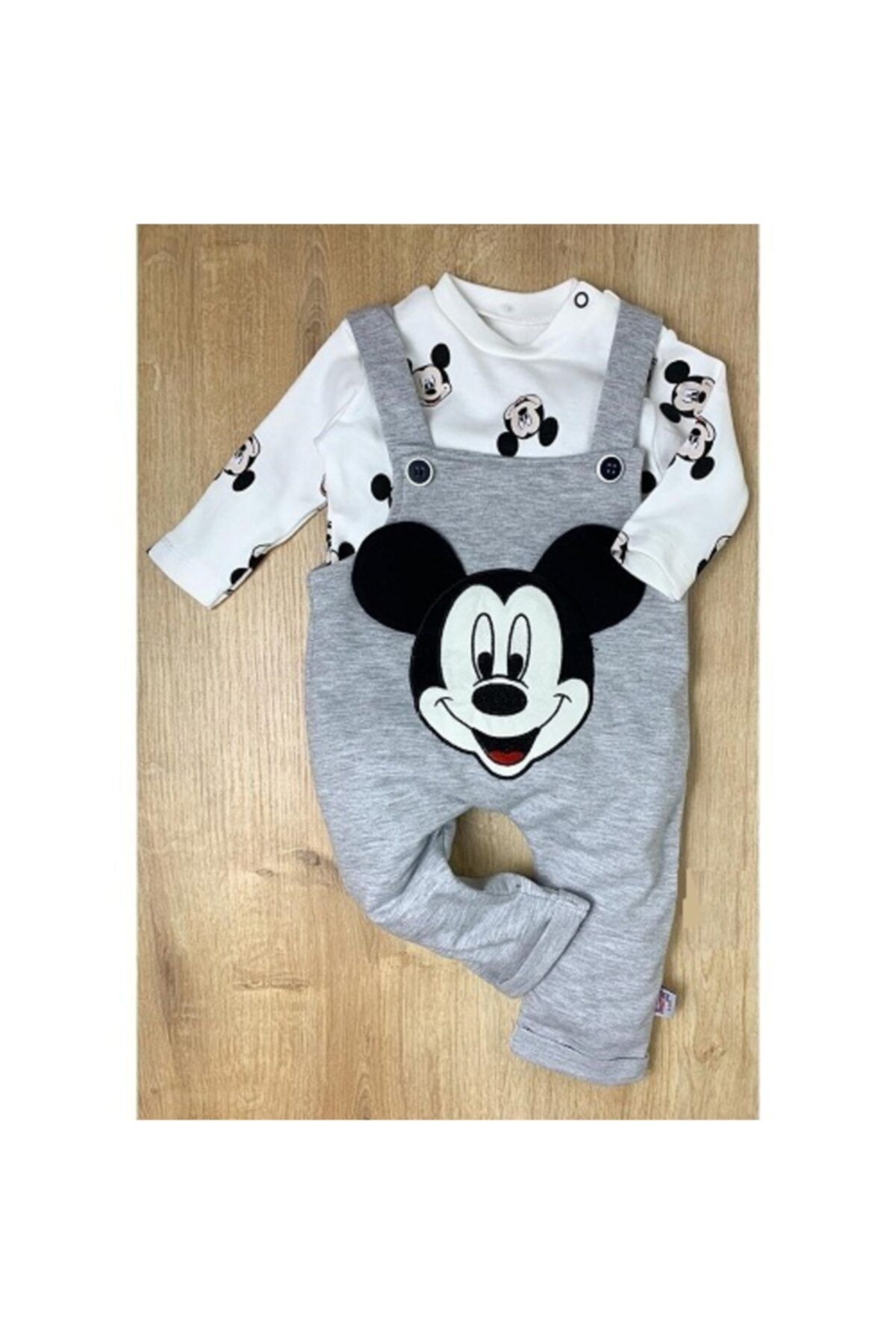 enjoy bebe Mickey Figürlü Erkek Bebek Salopet
