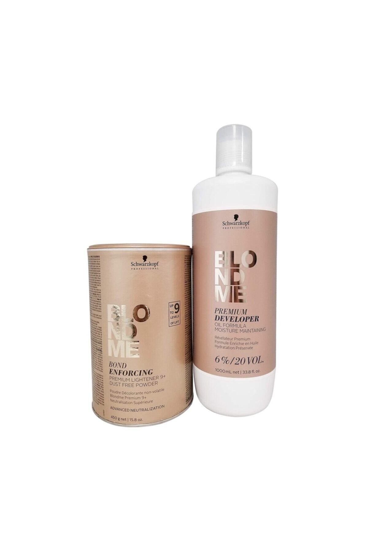 BLONDME Premium Lift 9 Açıcı 450 G Oksidan %6 20 Volume 1000 ml