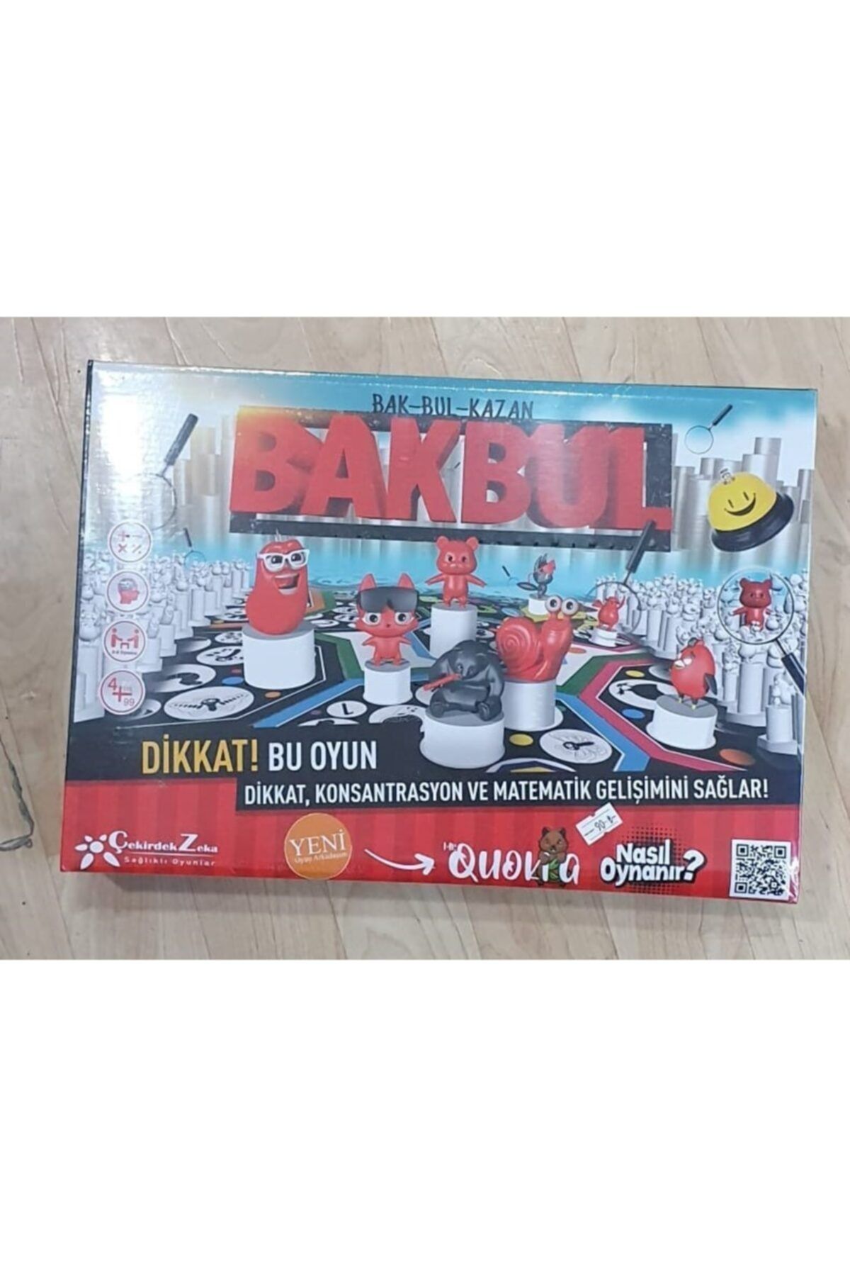 Sima Çekirdek Zeka Bak Bul Look Look Kutu Oyunu 3-99 Yaş