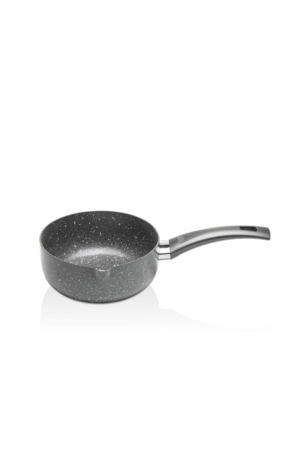 EWs Kitchenwaree 16 Cm Gri Granit Sütlük Cezve