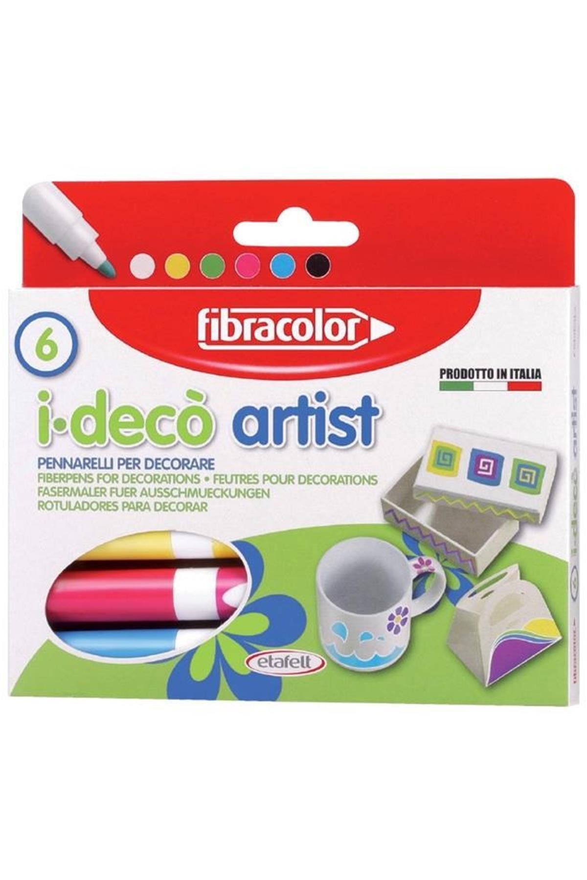 Fibracolor 6 Renk Dekorasyon Kalemi