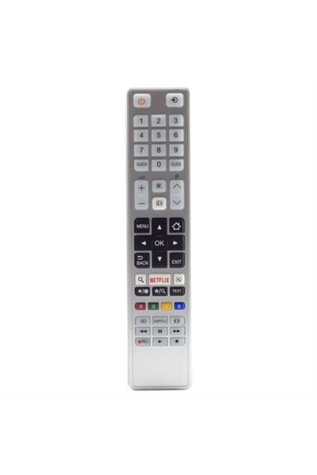 Bernam Toshiba Ct-8054 Uyumlu Netflix Tuşlu Tv Kumandası 123038 6 Lı Indirimli Paket