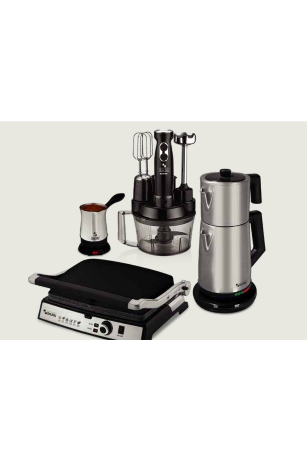 HOME MAKER Arya Elektronik Çeyiz Seti Inox