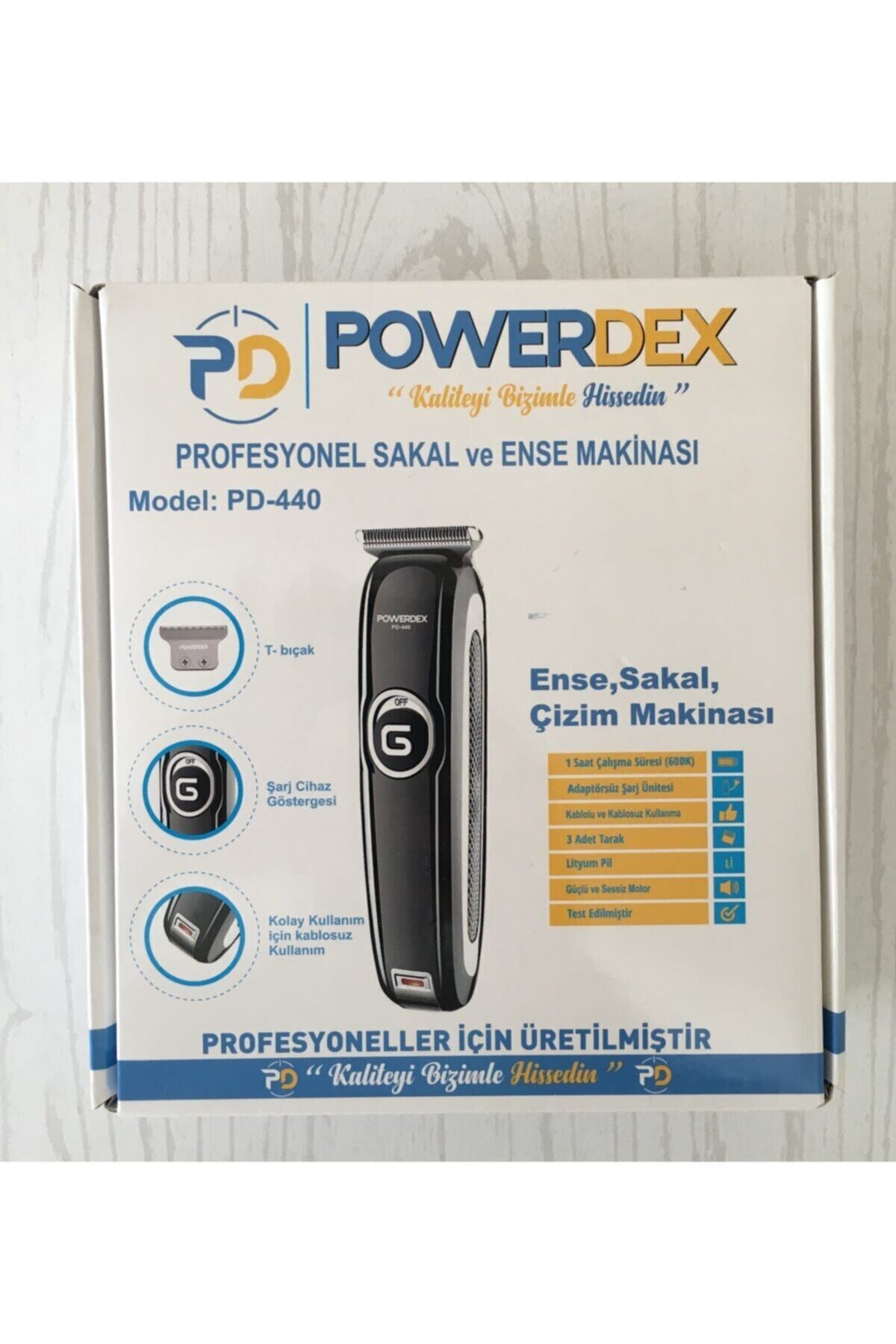 powerdex Insua Tıraş Makinesı Saç Ve Sakal Profosyonel Kaliteli Sessiz Motor Ve Sıfır Bıçak Seti