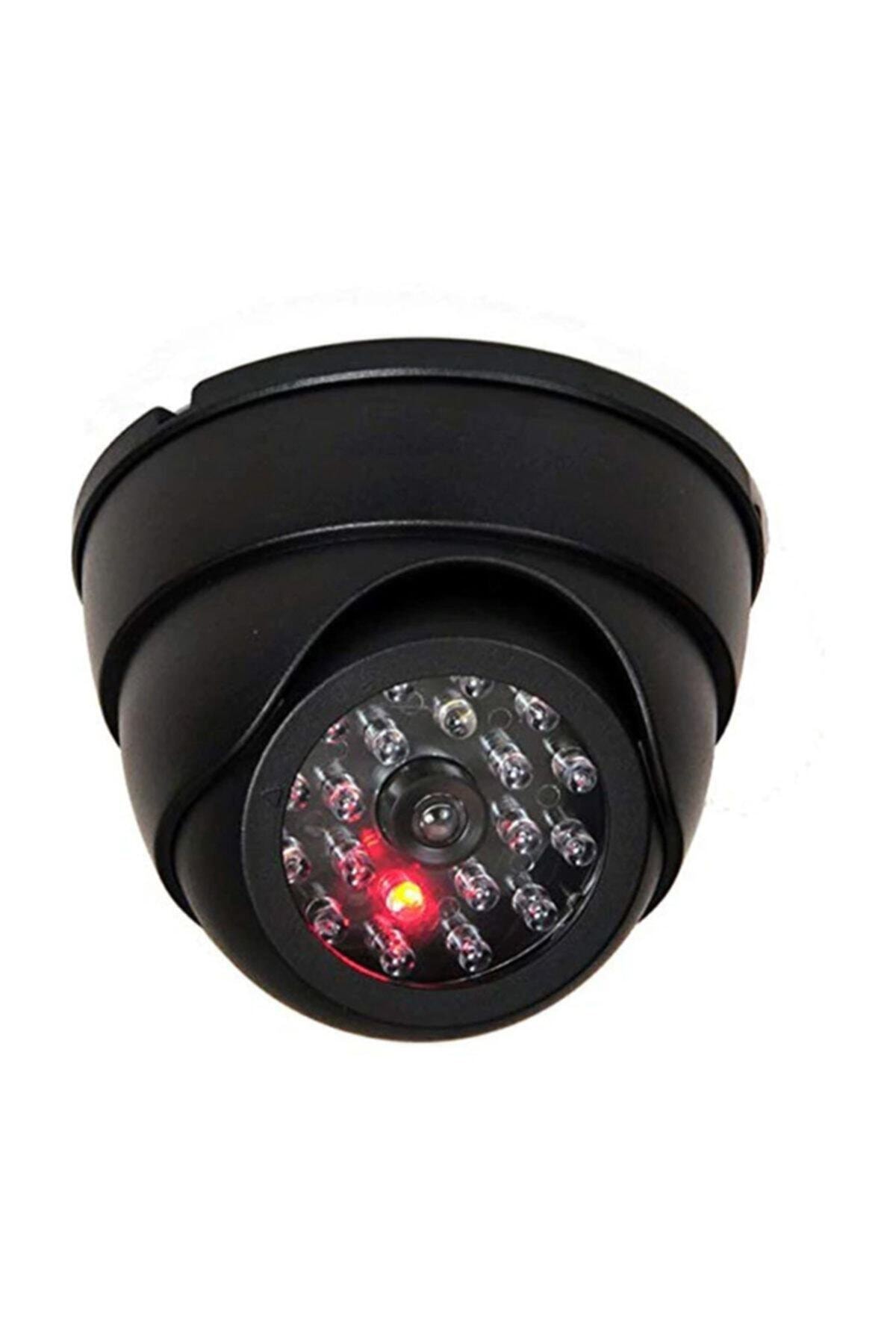 checkmate Led Işıklı Dome Sahte Güvenlik Kamerası Taklit Sensörlü Hırsız Ev