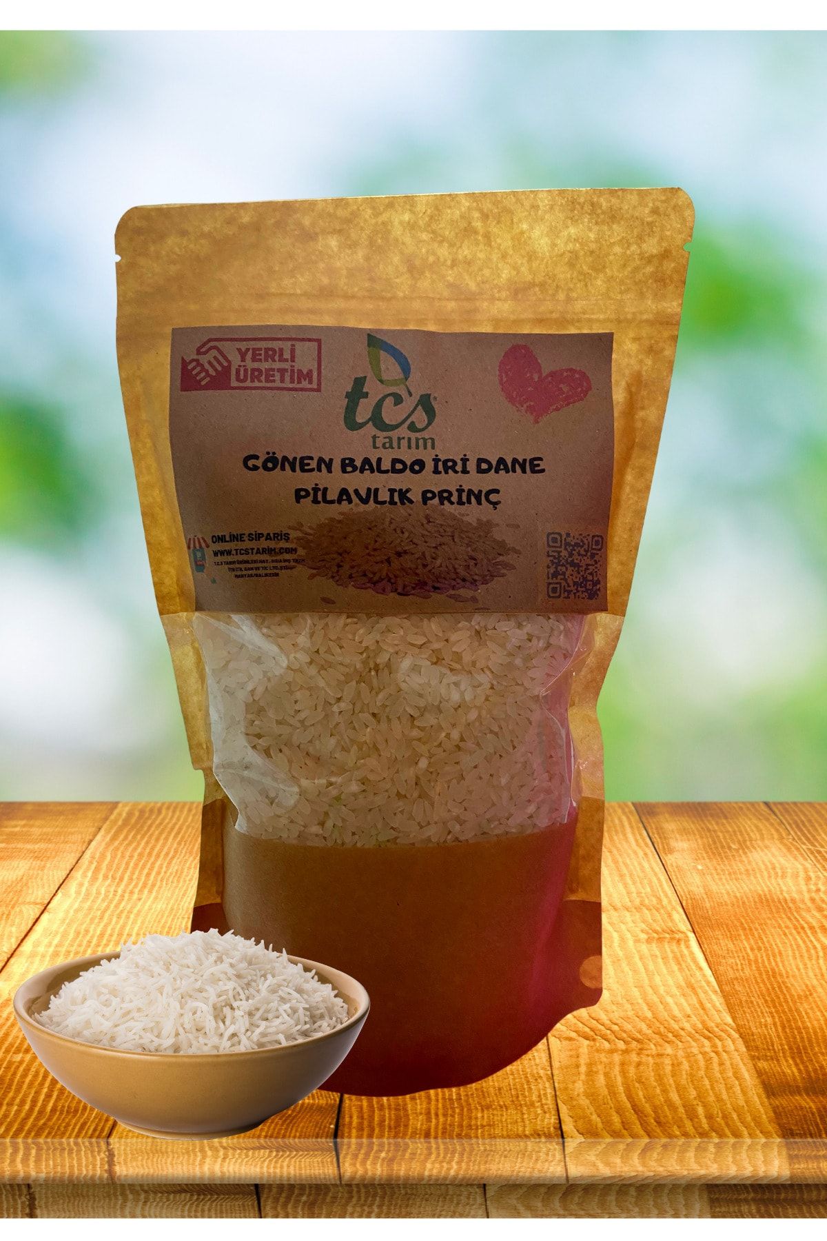 TCS TARIM Gönen Baldo Iri Dane Pilavlık Prinç 1 Kg