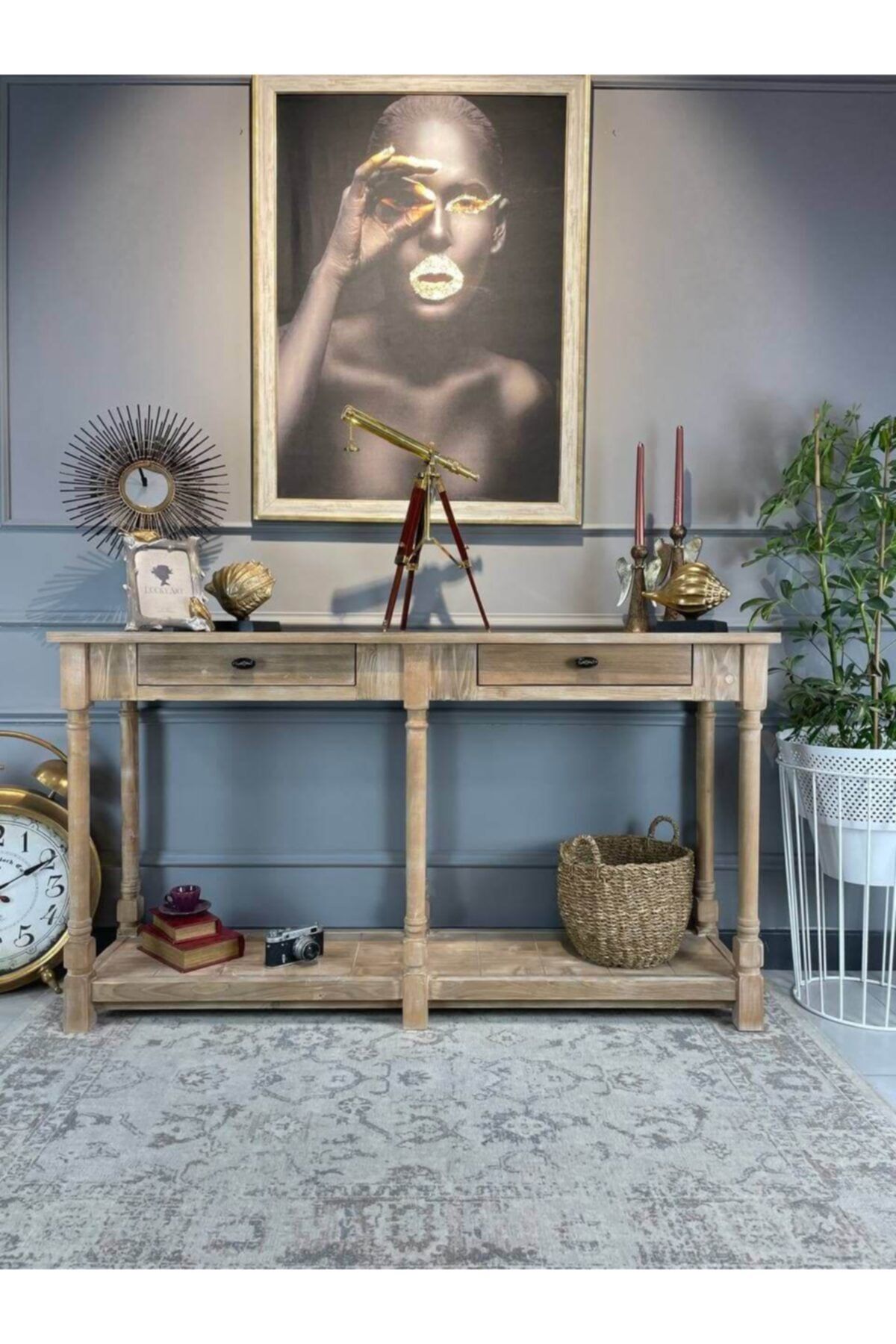 Albero Home Kahverengi  Masif Dresuar