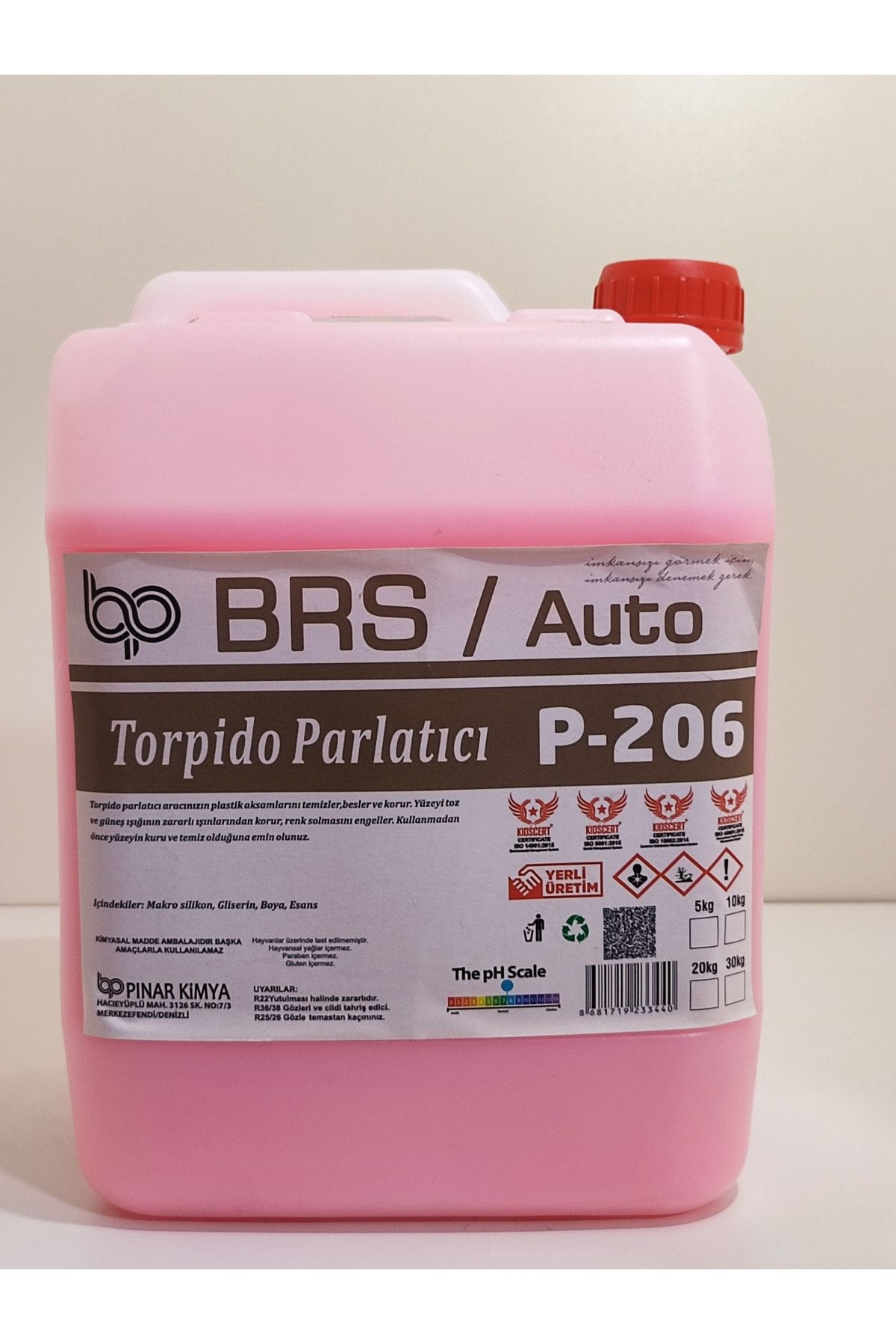 ADN AUTO DETAİLİNG Oto Konsol Parlatıcı 5 Litre