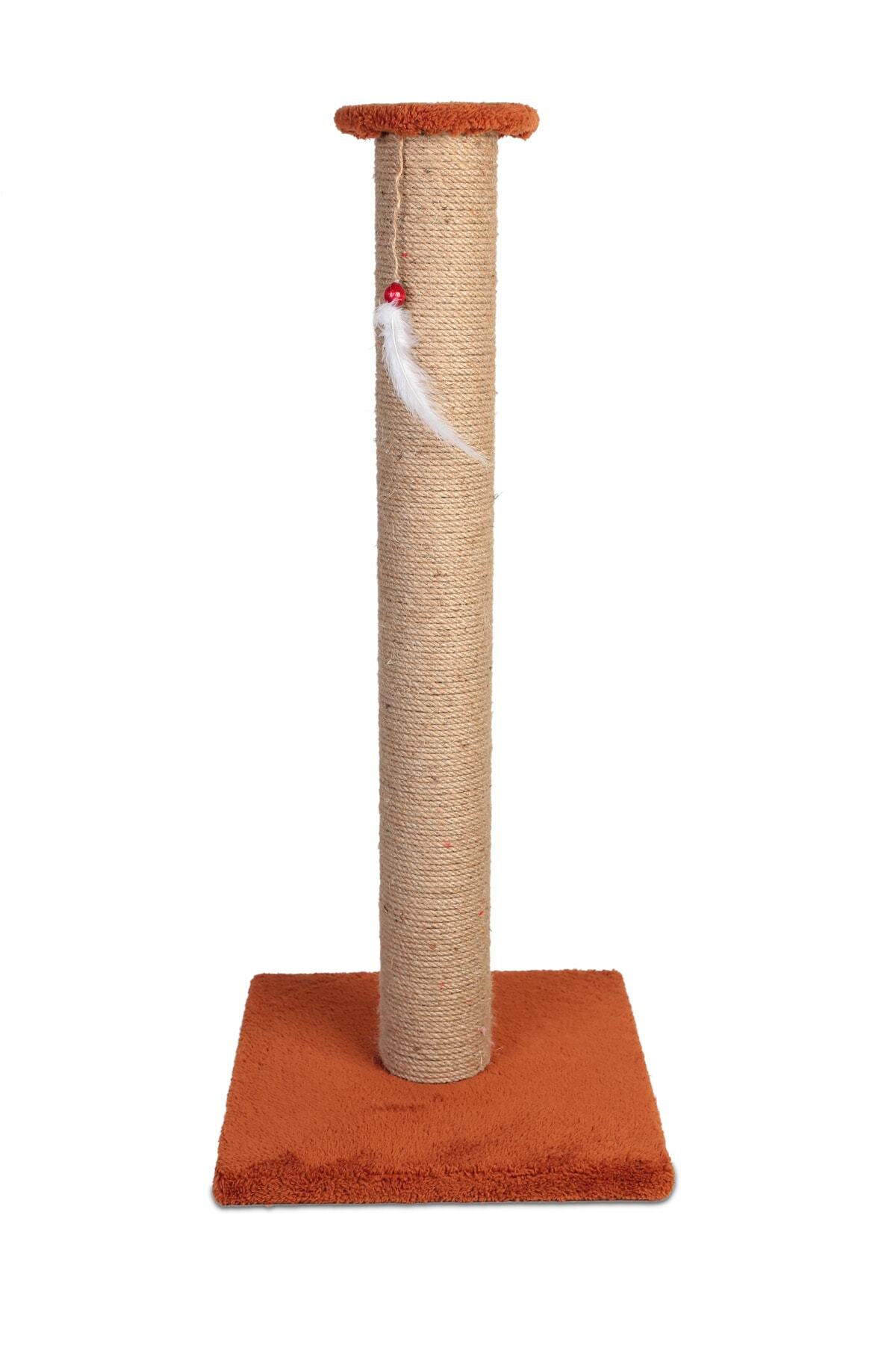 cathauses Kedi Dev Tırmalaması 80cm, Peluş Kumaş, Kahverengi