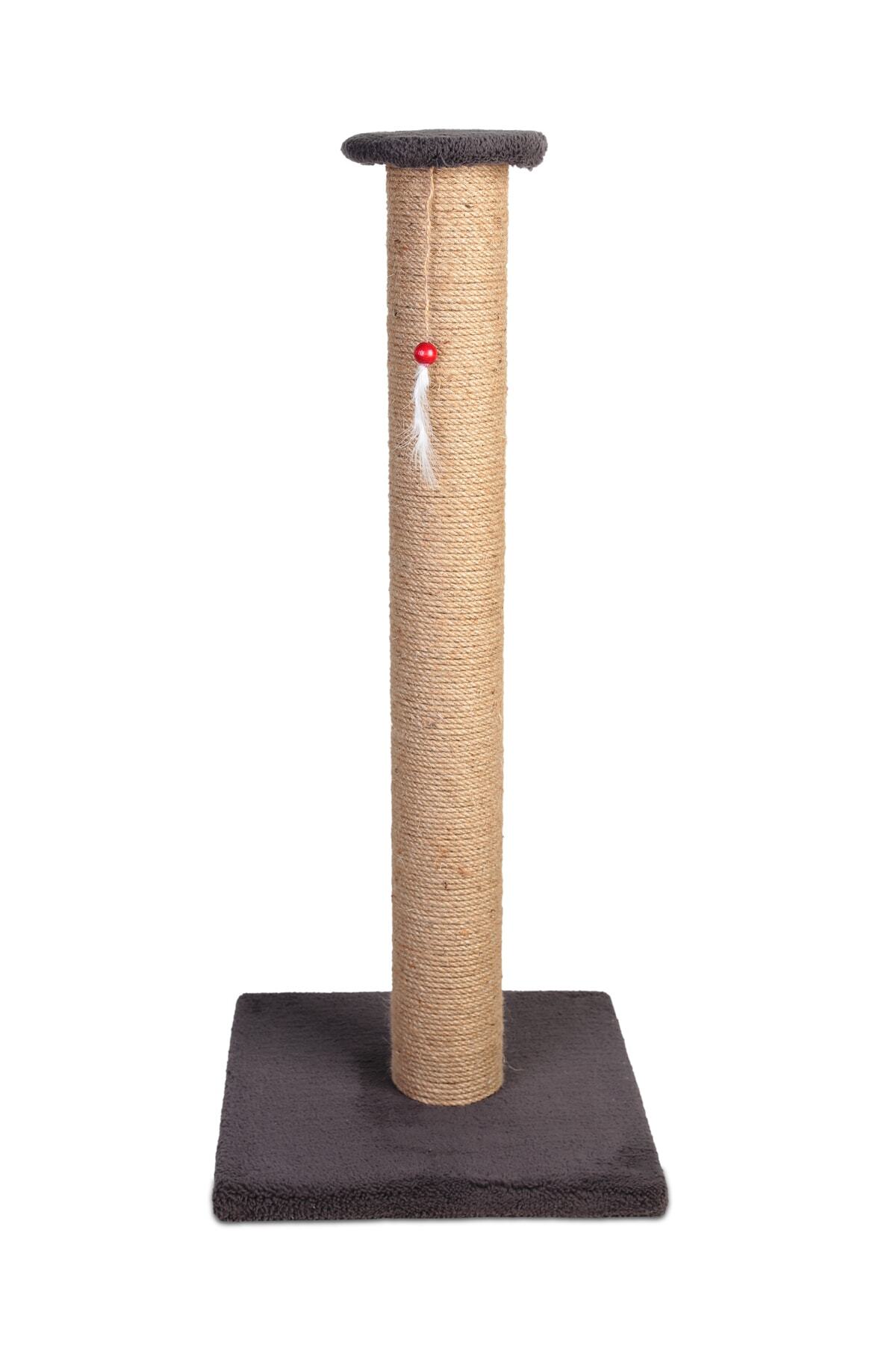 cathauses Kedi Dev Tırmalaması 80cm, Peluş Kumaş, Gri