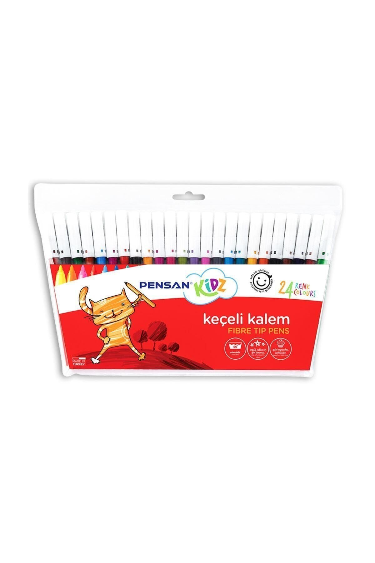 Pensan Kidz Keçeli Boya Kalemi 24 Renk Pe34050kk24r