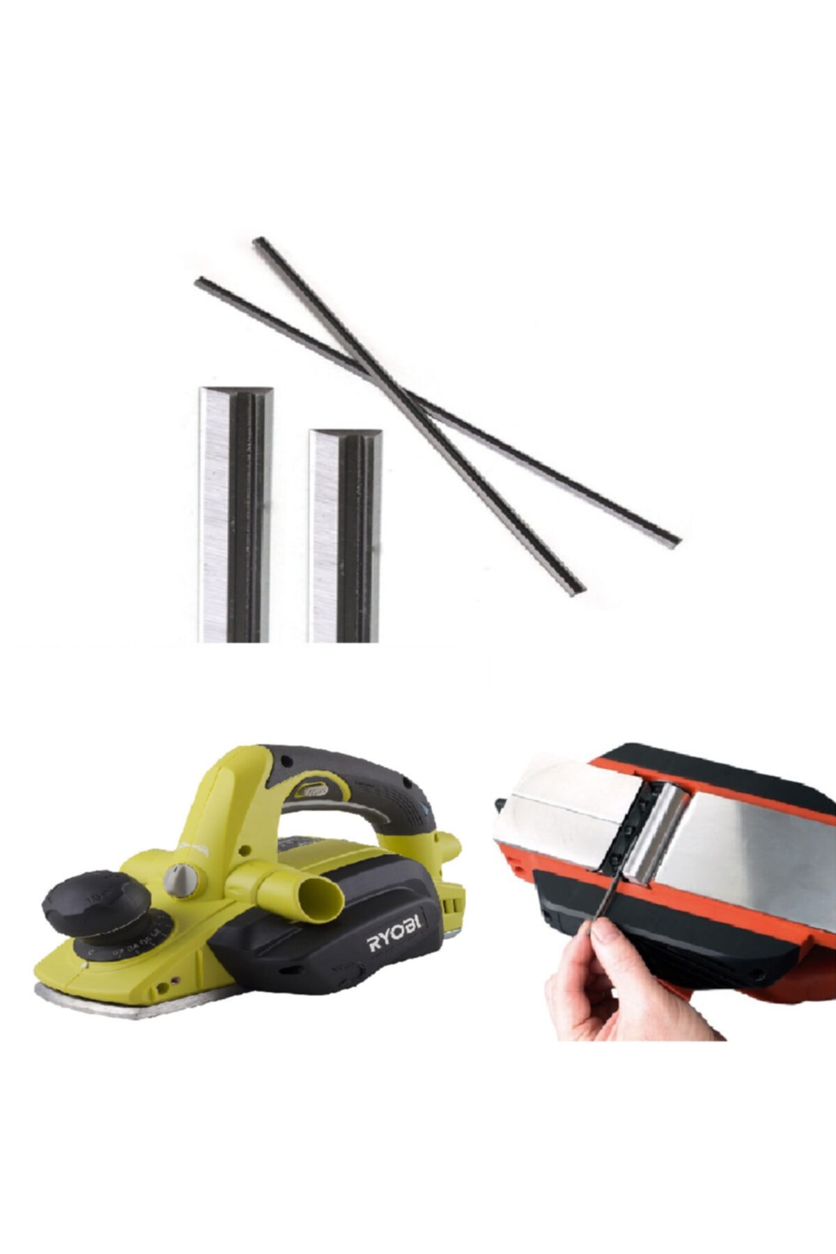 NiPower Ryobi Epn6082chg Uyumlu El Planya Bıçağı Set