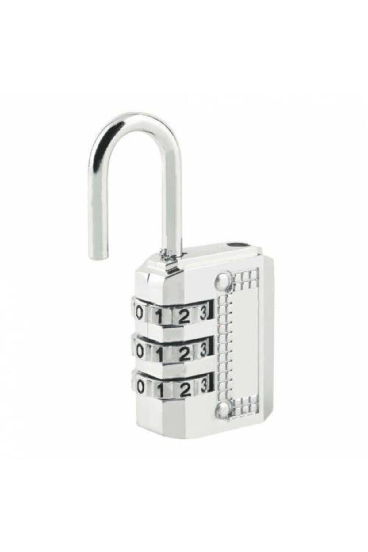 Aiwa 3 Şifreli Dolap Masa Çanta Güvenlik Mini Kilit