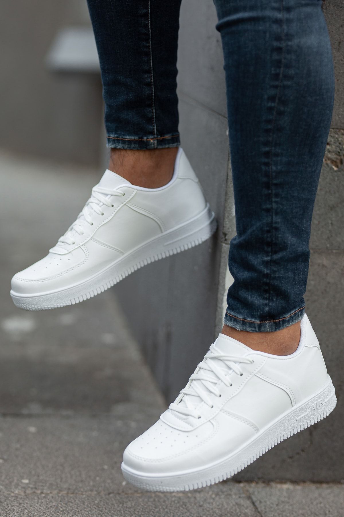 MUGGO Beyaz Mgpogba Unisex Sneaker Günlük Yürüyüş Spor Ayakkabı
