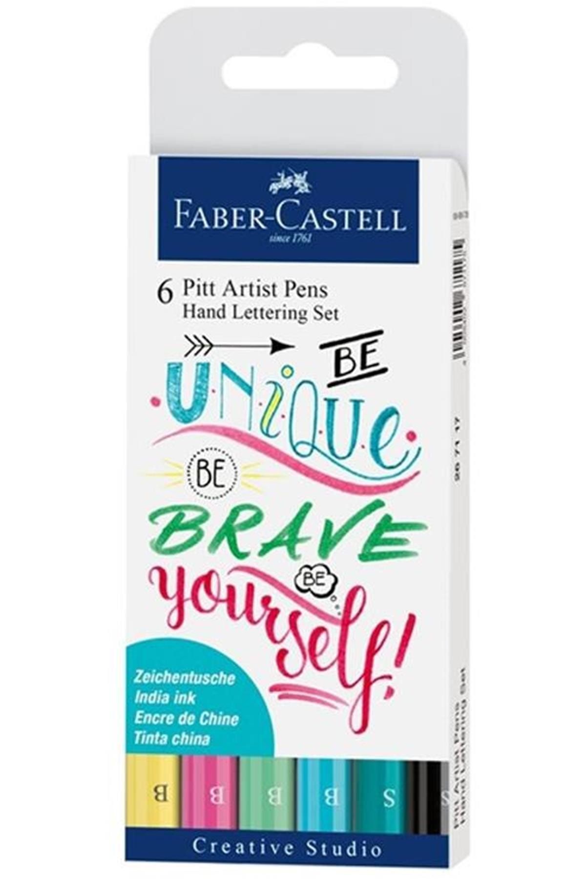 Faber Castell Marka: Pıtt Kaligrafi Seti 6 Lı Pastel 267116