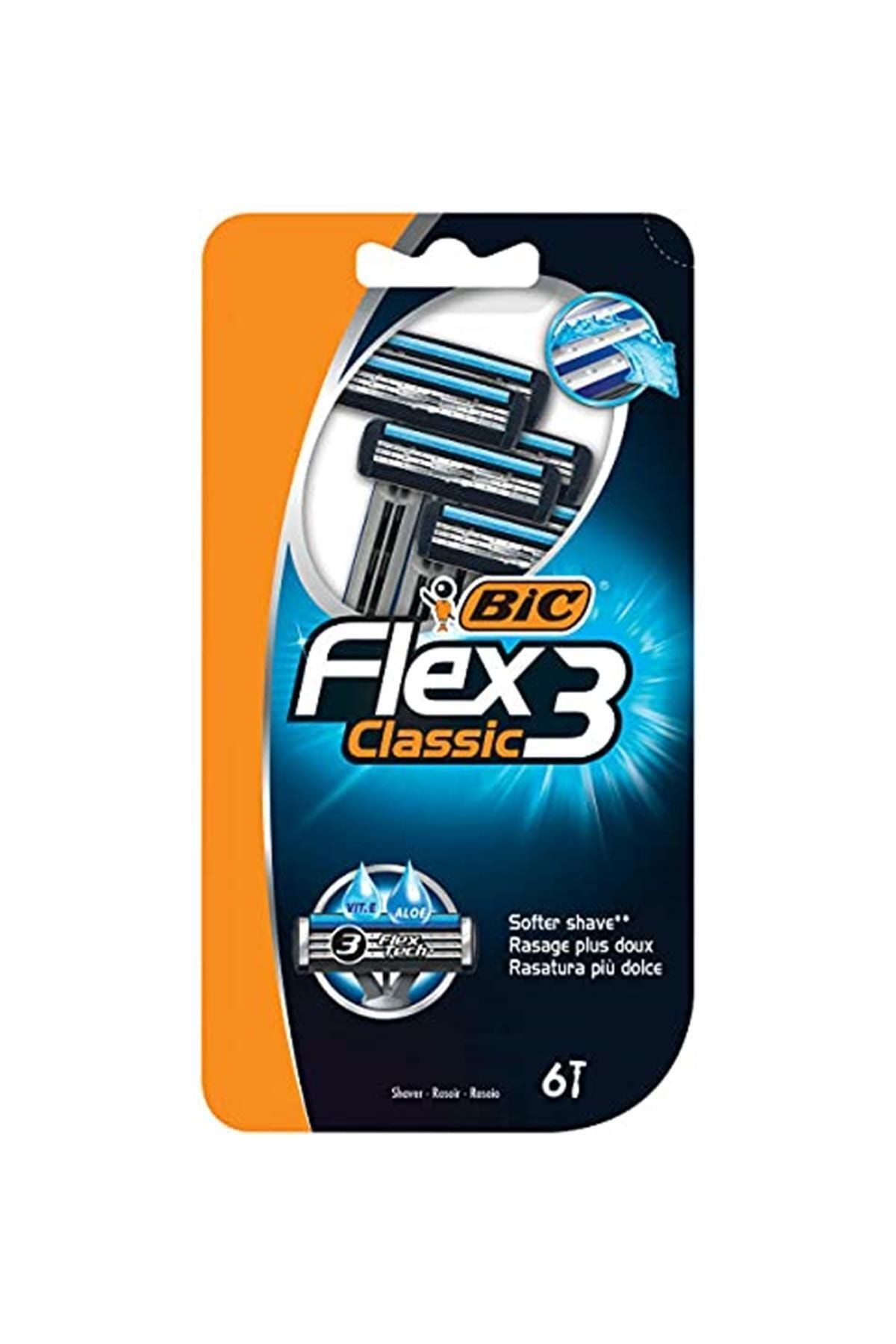 Bic Flex 3 Erkek Tıraş Bıçağı 6'lı Blister