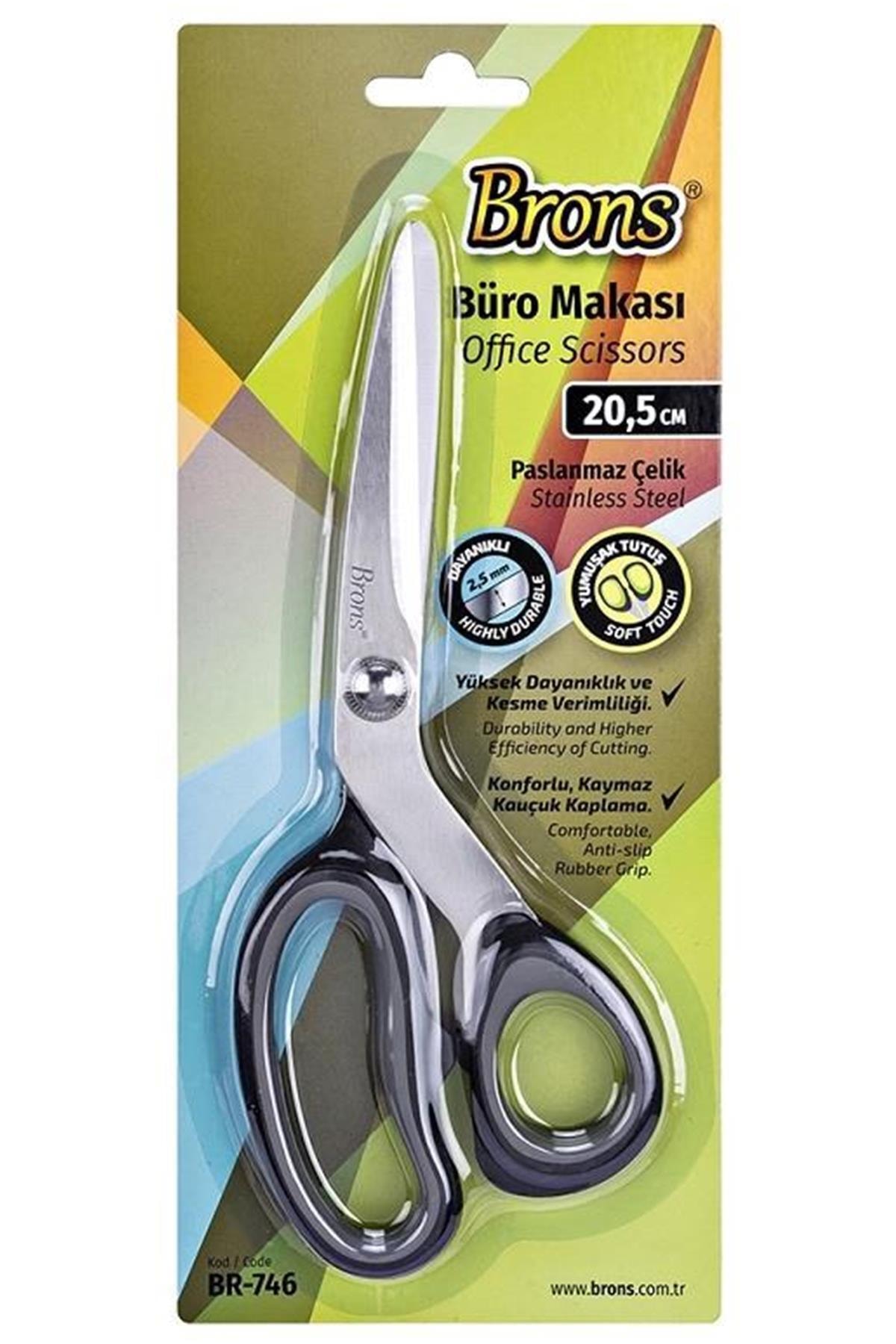 Brons Büro Makası Br-746 20,5 cm