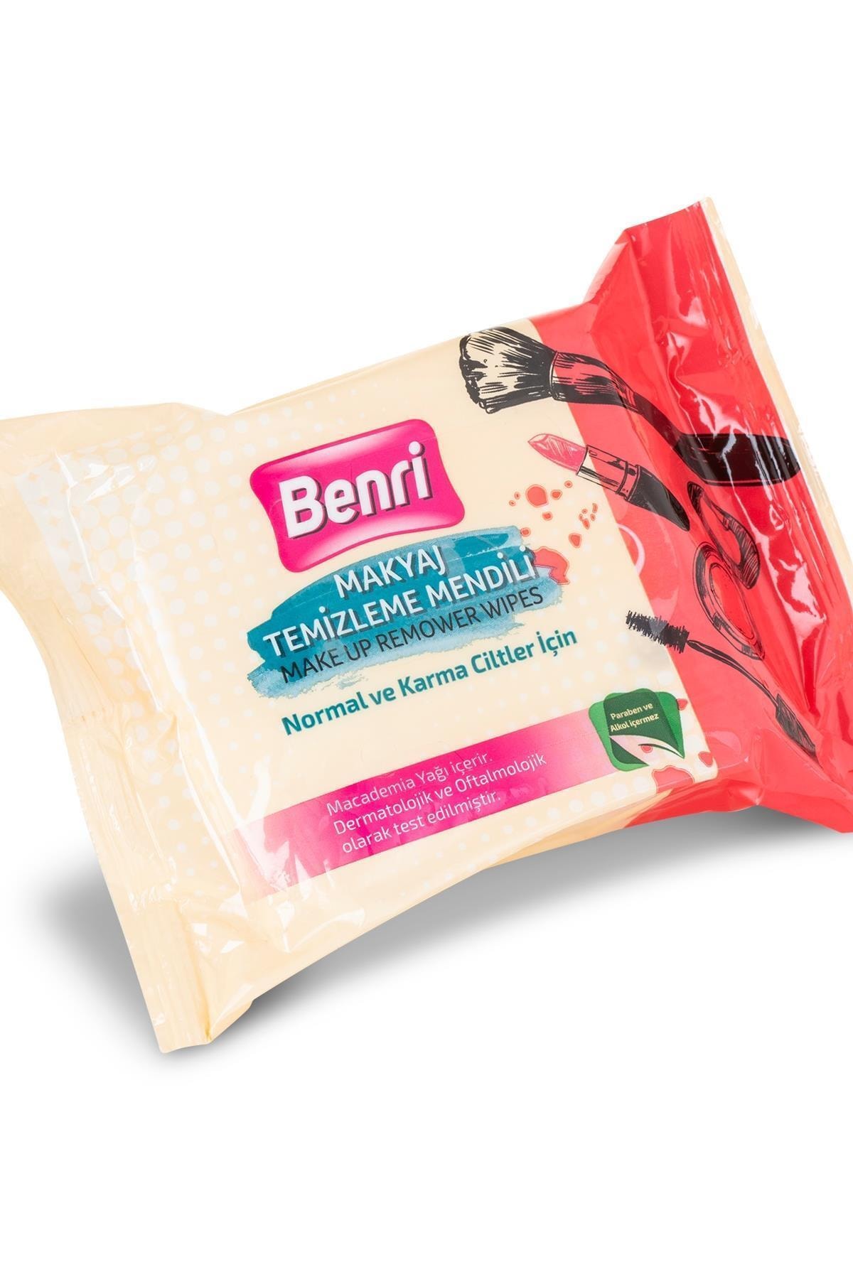 Benri Makyaj Temizleme Mendili Normal Ve Karma Ciltler Için 25'li