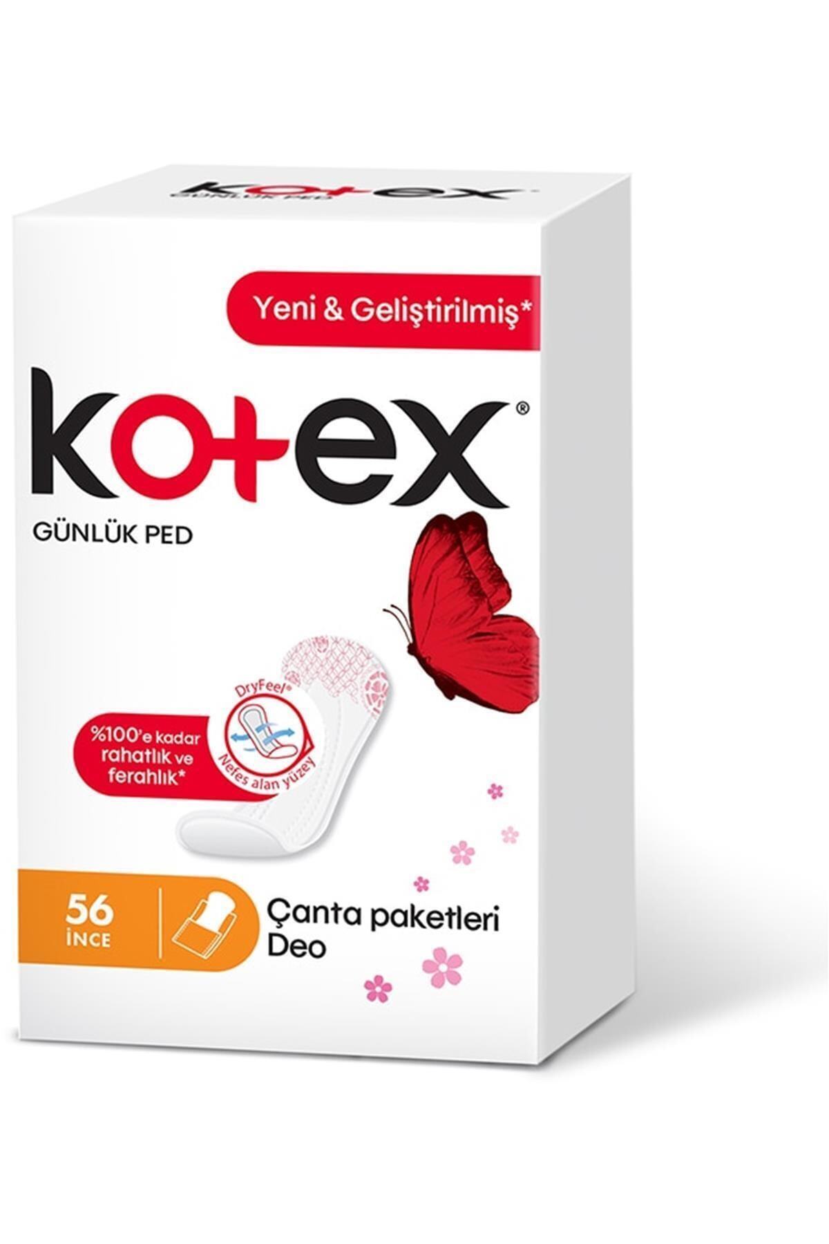Kotex Lightdays Günlük Ped Parfümlü Ince 56'lı