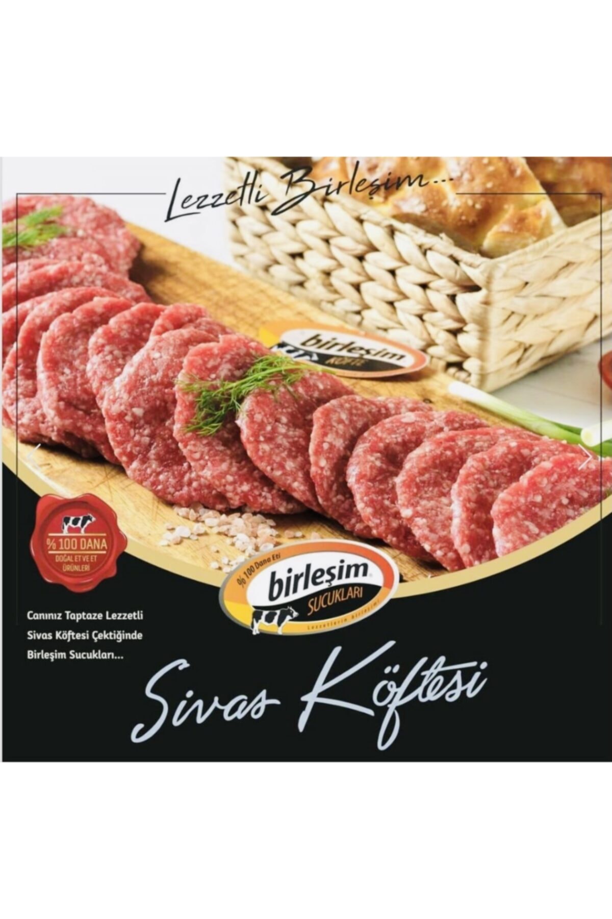 Birleşim sucukları Sivas Köftesi 1000 gr