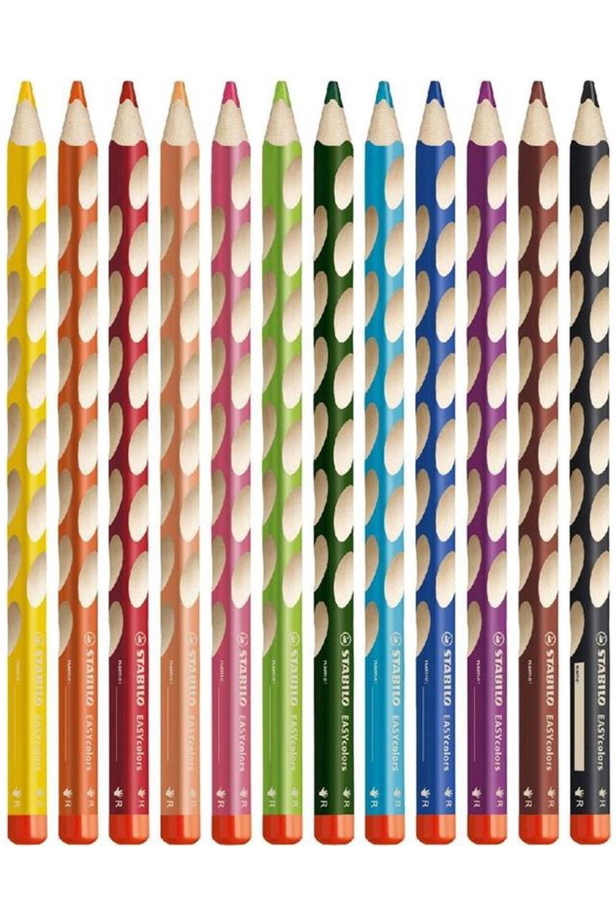 Stabilo 332/12 Easycolors Sağ El (r) 12 Renk Boya Kalemi 51006757