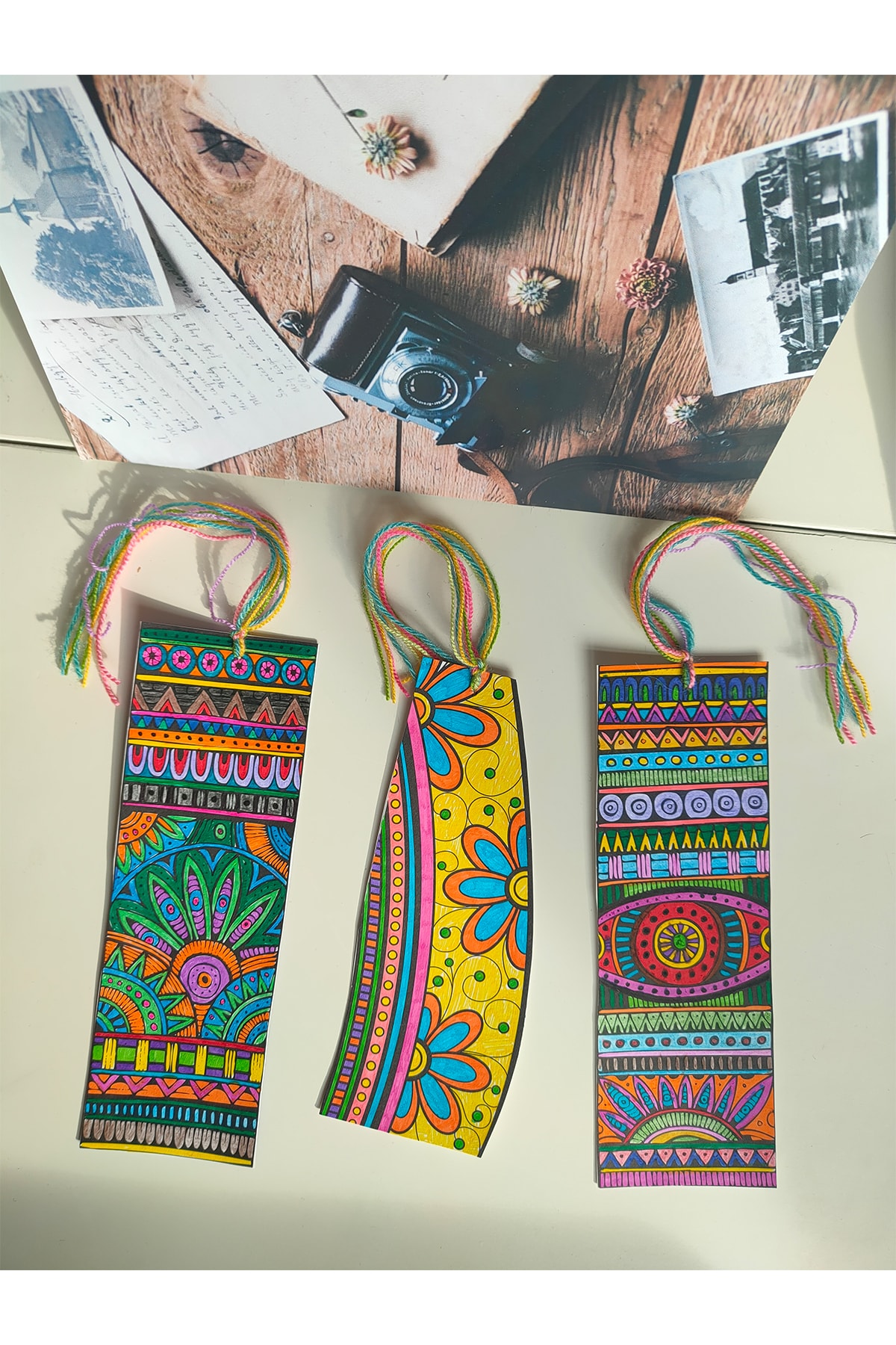 WİZARDMADE El Yapımı 3'lü Kitap Ayracı