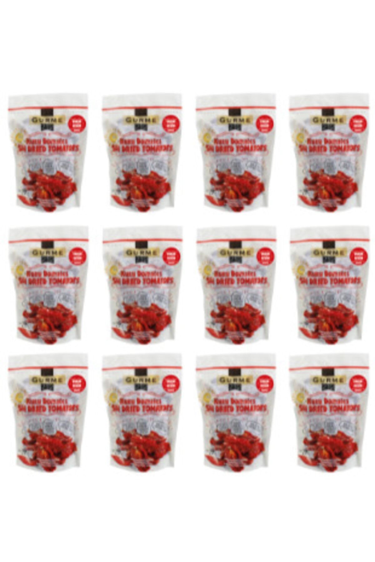 Gurme212 Yemeğe Hazır Yarım Kesim Kuru Domates (güneşte Kurutma) (6 Adet X 1000gr)