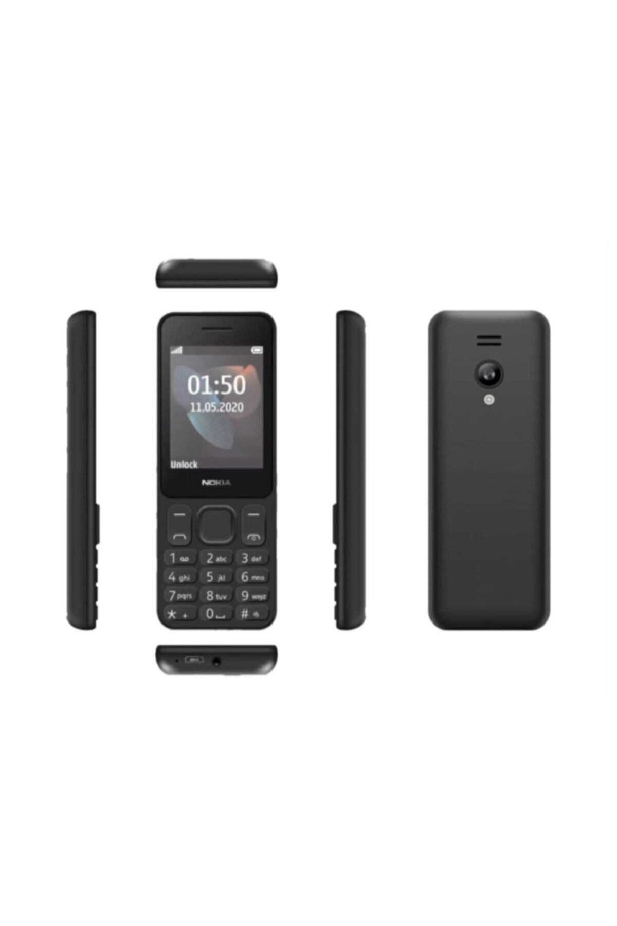 Nokia Kameralı Tek Hatlı Yeni Nesil Tuşlu Telefon Siyah