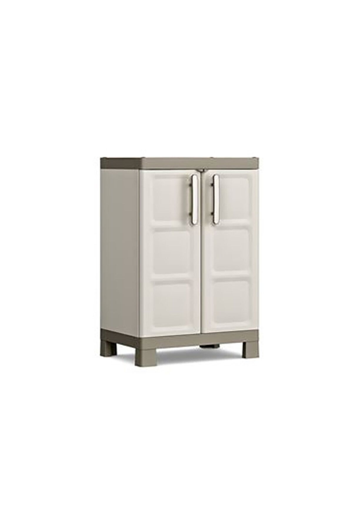 Bidesenal 3 Zeminli Mutfak Banyo Balkon Bahçe Malzeme Dolabı Küçük Plastik Dolap 65x45x97
