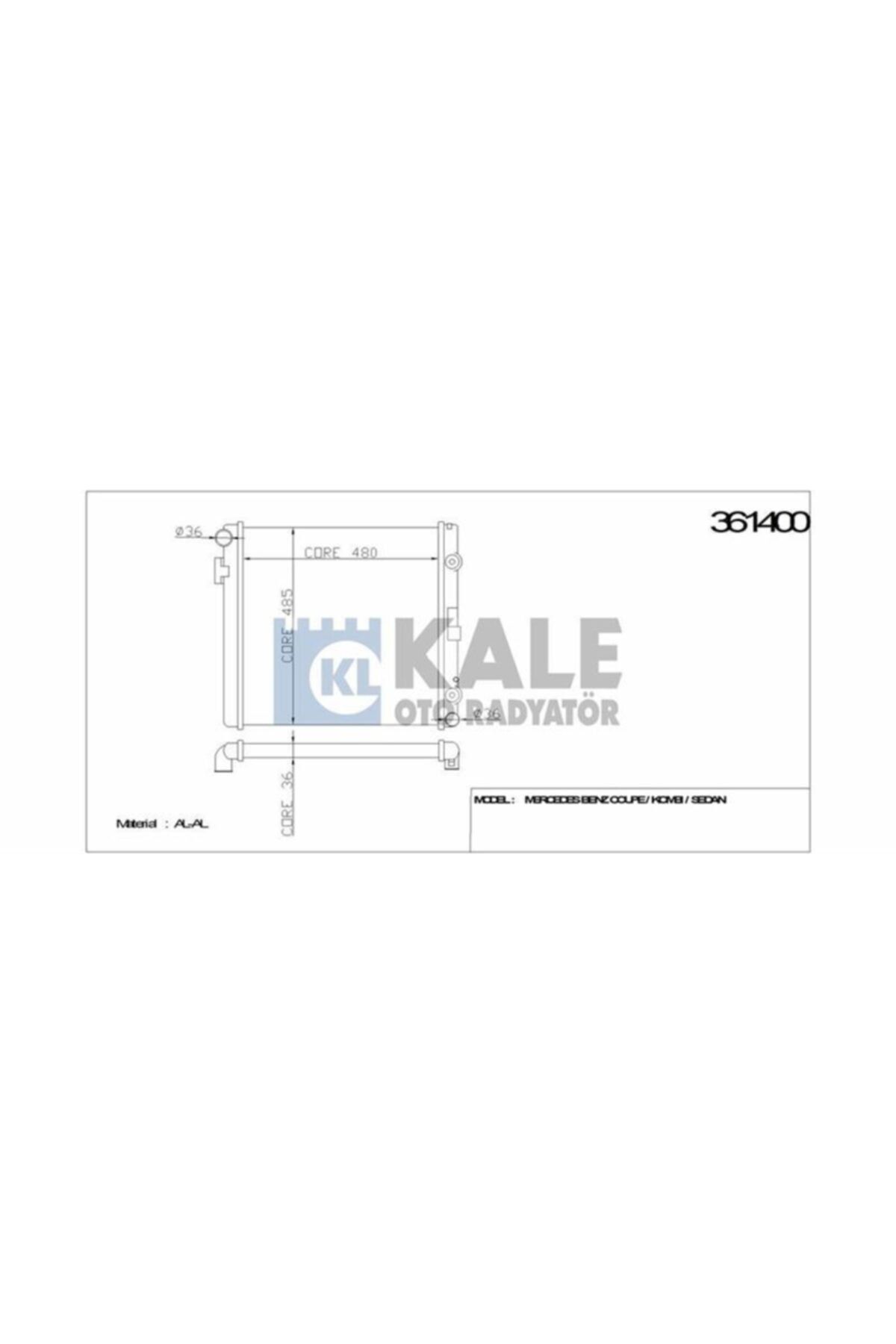 ÖZGÜÇYEDEK Motor Su Radyatoru (klımalı / Otomatık Sanzıman) W124 8893 S124 8592 C124 879