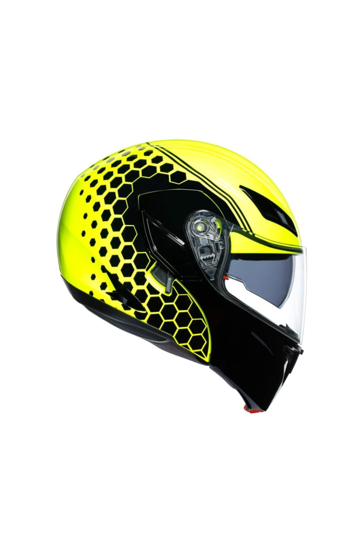 AGV Compact St Mlt Plk Detroıt Yellow Fluo Black m