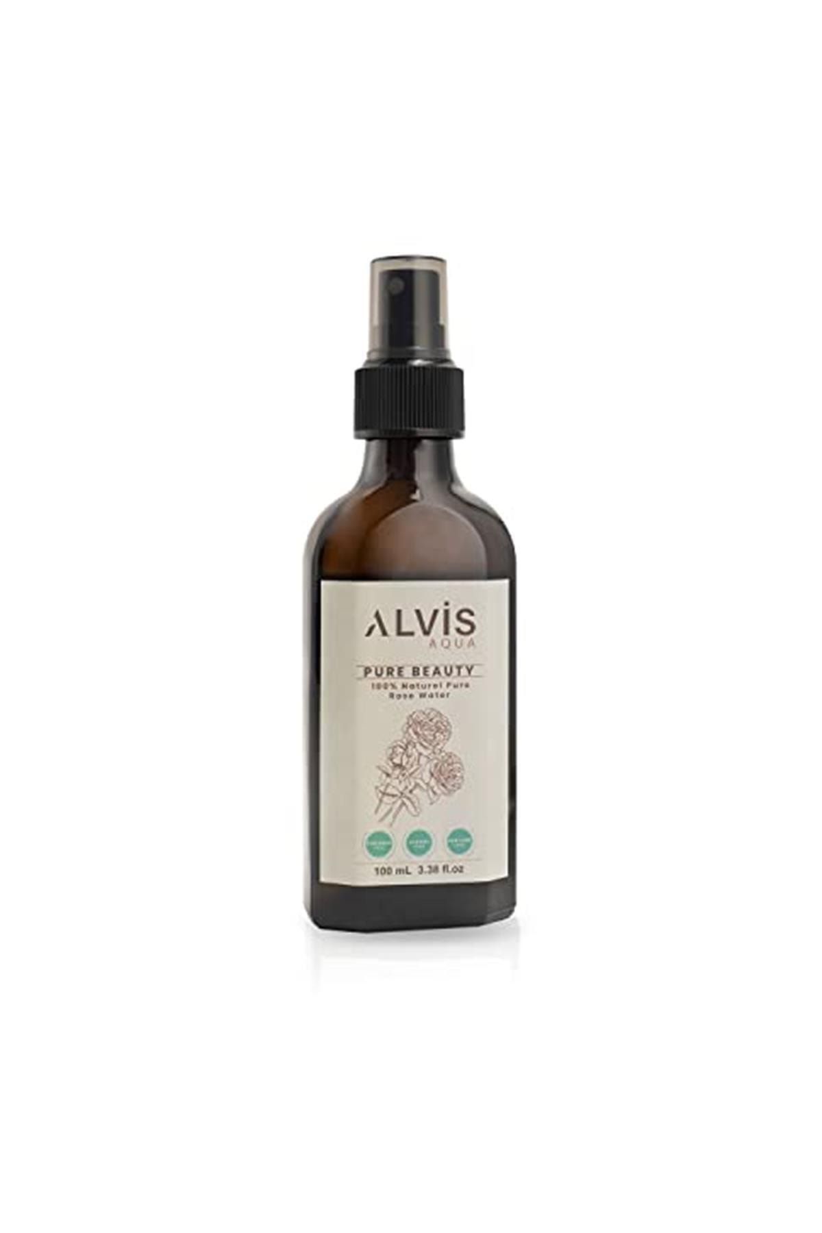 Alvis Aqua Tam Gül Suyu Sprey Şişe 100 Ml