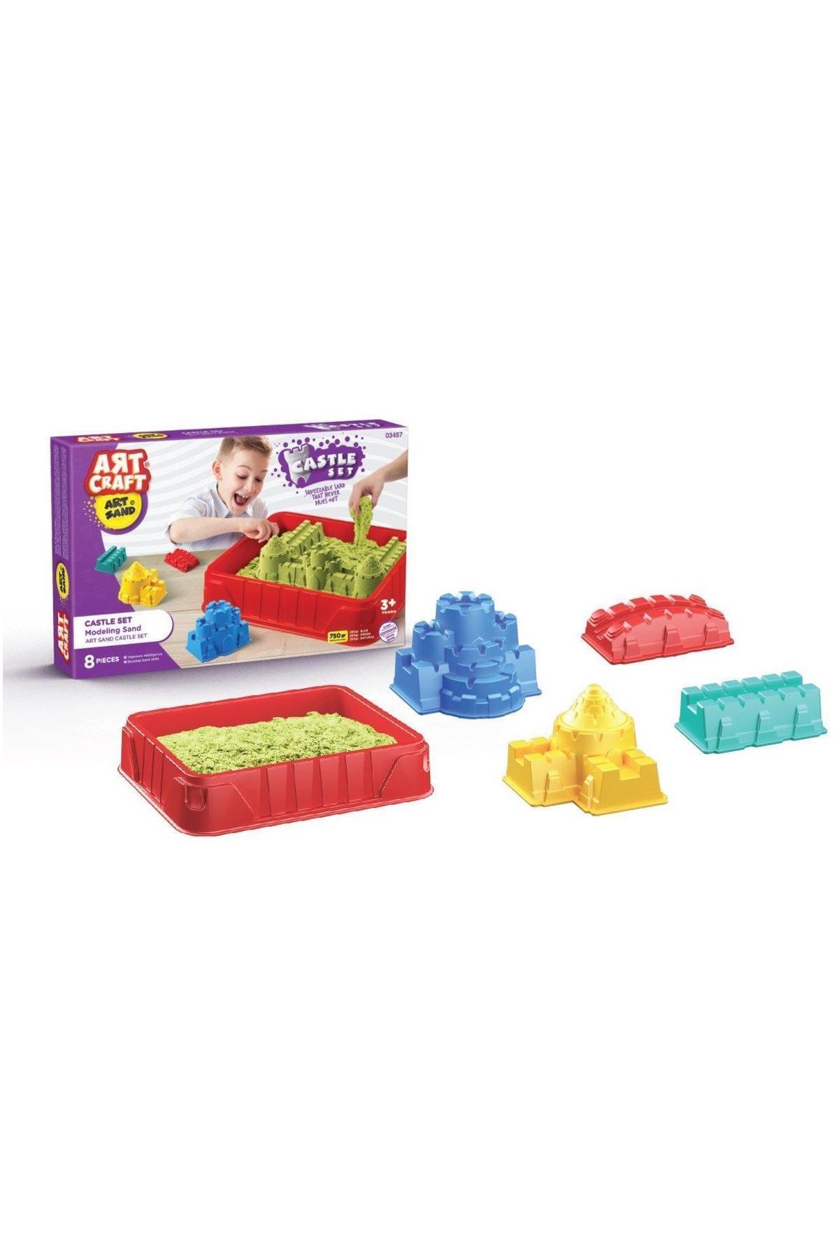 FEN TOYS 03457 Dede, Kale Seti Kinetik Oyun Kumurı