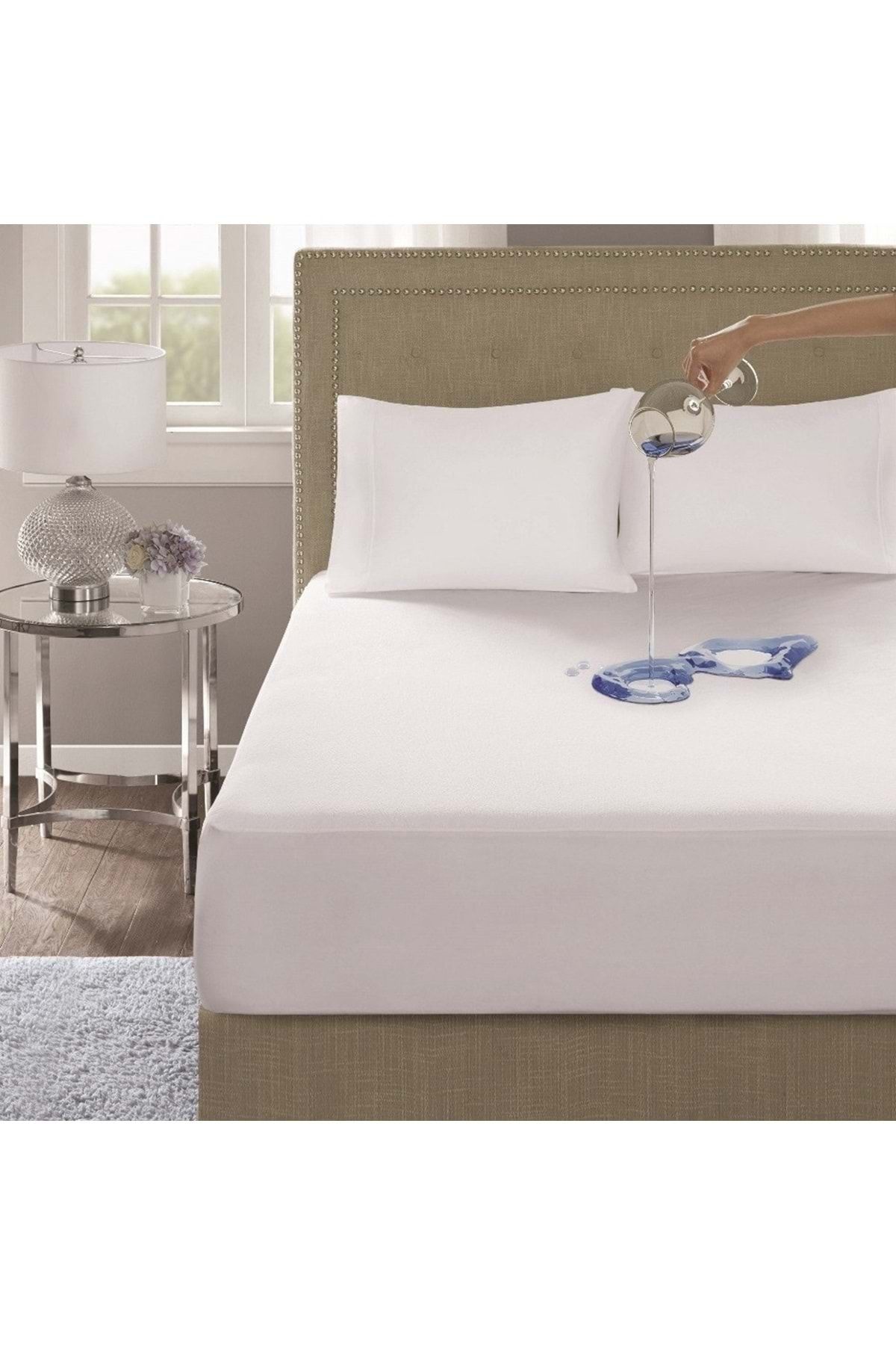Yeşil Home Fitted Sıvı Geçirmez Mikrofiber Tek Kişilik Alez (100x200)