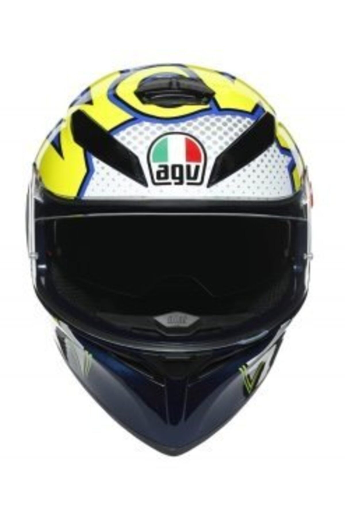 AGV K3 Sv Mlt Plk Bubble Blue Whıte Yellow Fluo