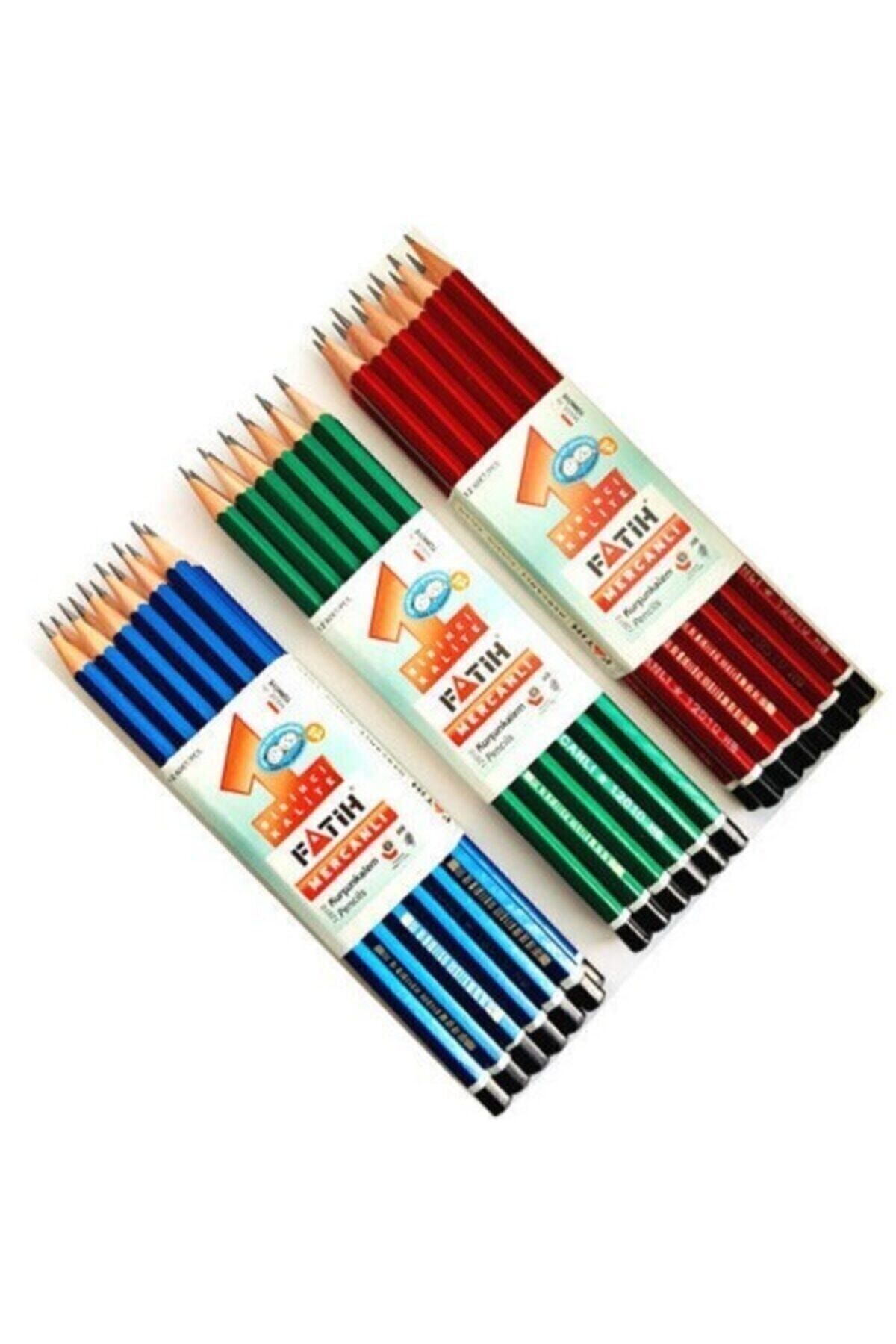 fatihkırtasiye Fatih Mercanlı Kurşun Kalem Asorti Fa12010kl00 (12 Li Paket) Kbraf-5520.00294