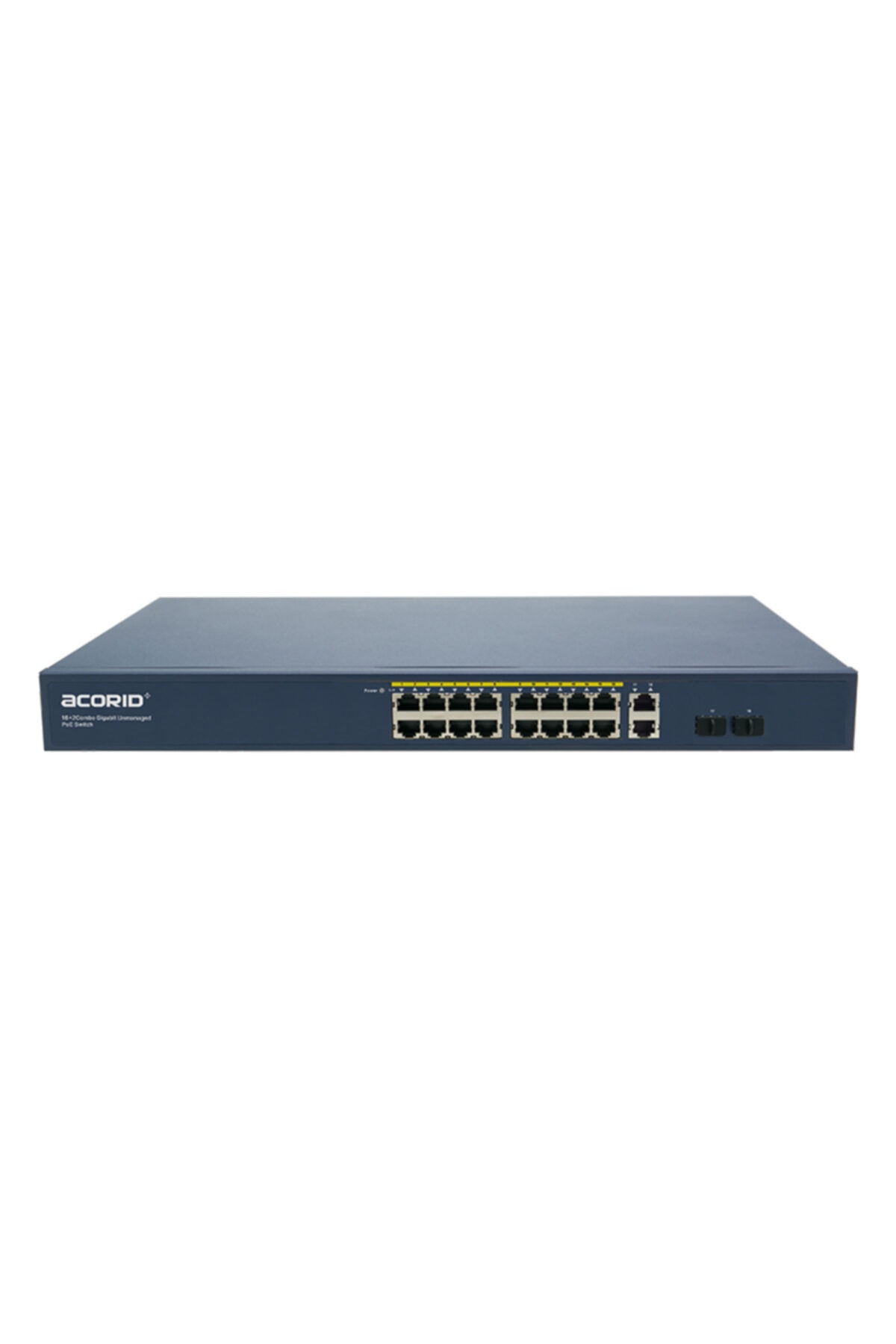 Acorid 16 Port 10/100/mb+2 Port Gb+2 Port Sfp Yönetilebilir Poe Switch