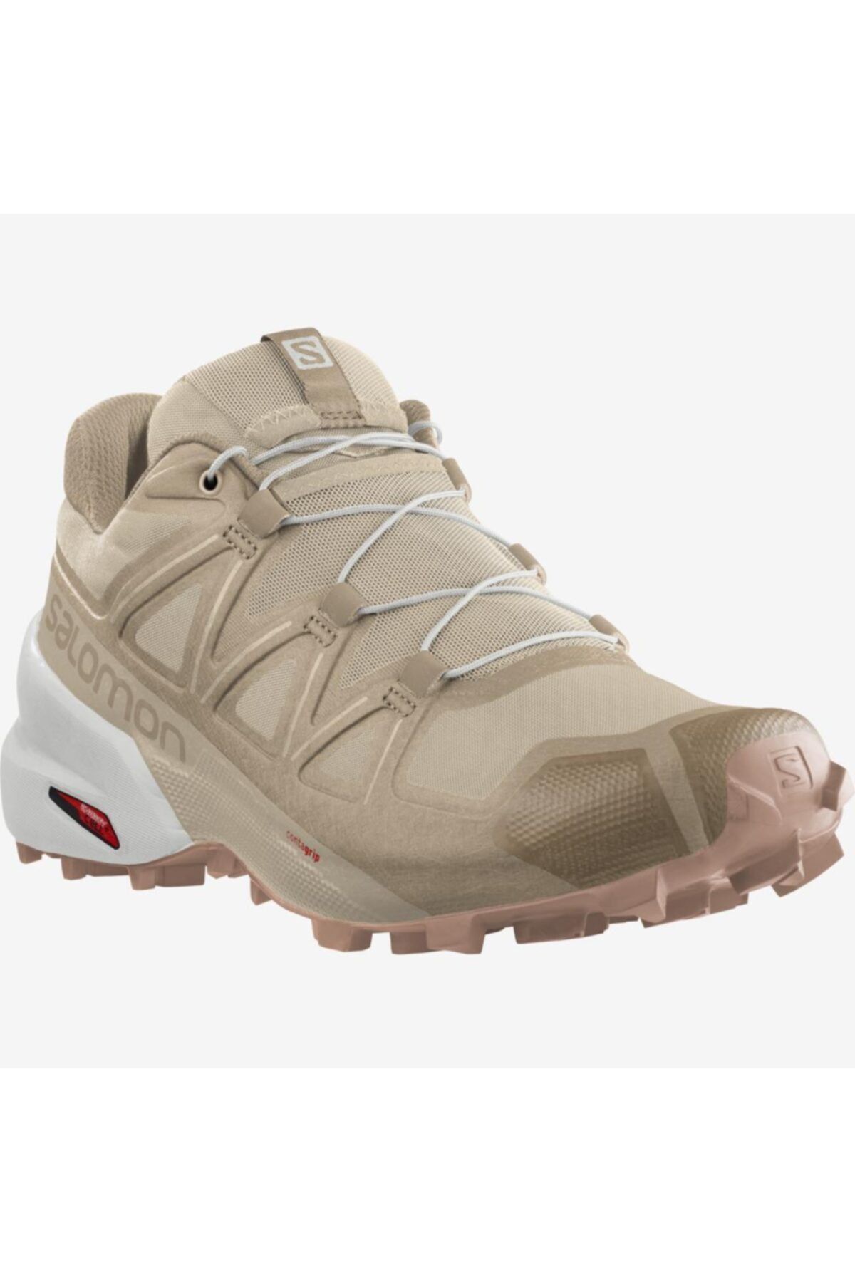 Salomon 413092 Speedcross 5 W Bleached Sand/white/sirocco Kadın Outdoor Ayakkabı